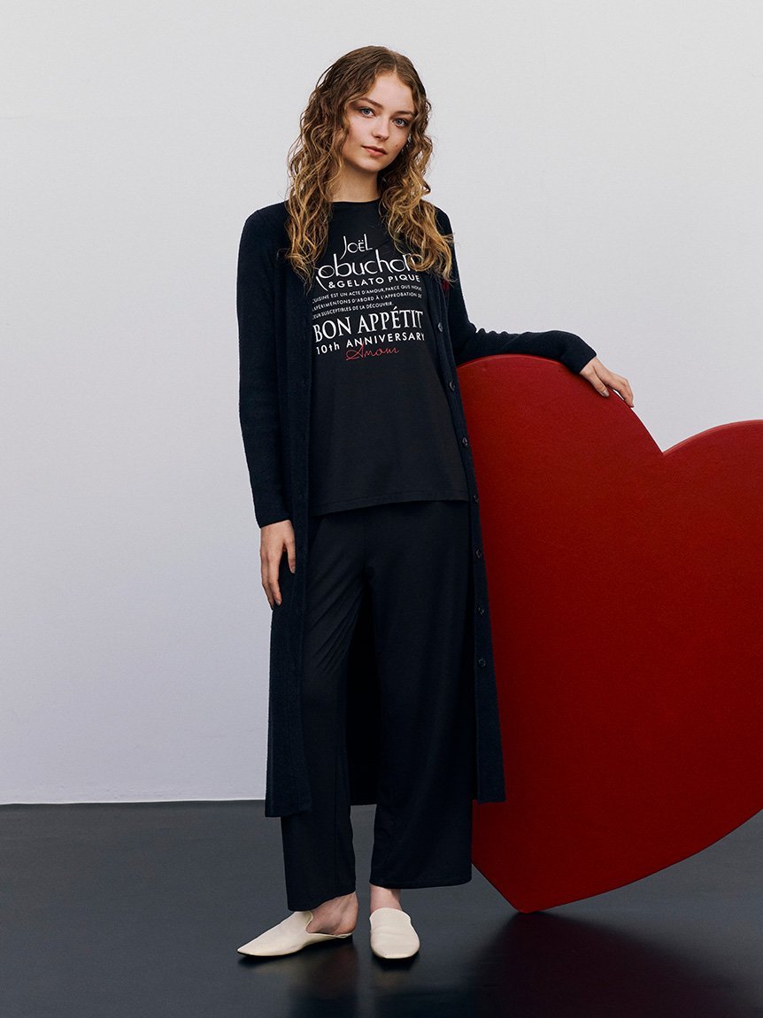 gelato pique｜【JOEL ROBUCHON】スムーズィーシルク前開きワンピース