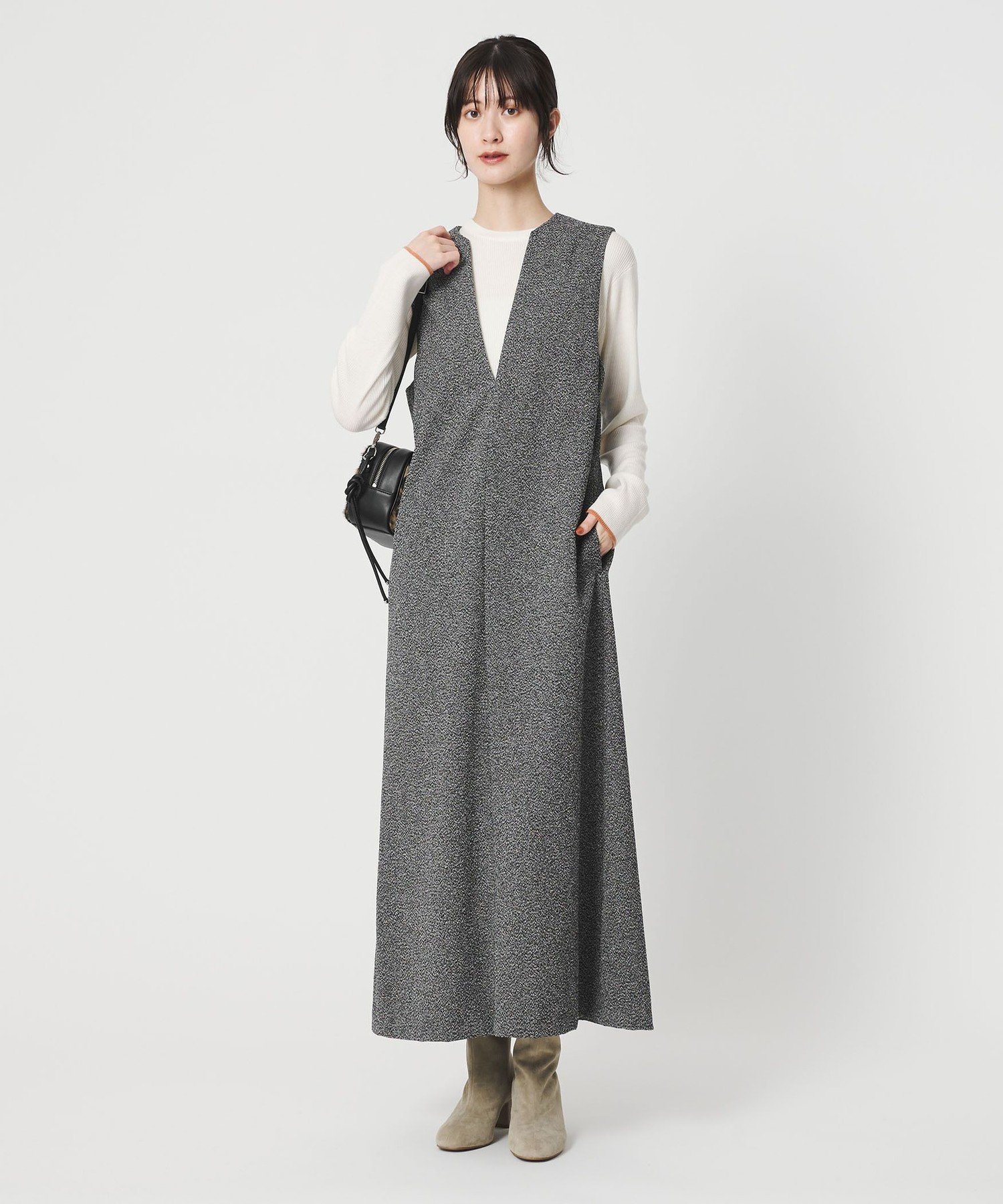 BEAUTY&YOUTH UNITED ARROWS｜ポリエステルツイードライク ジャンパー