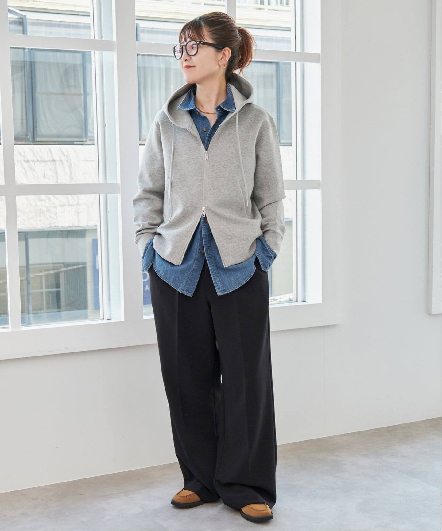 Spick & Span｜《追加4》ストレッチジップフードパーカー | Rakuten