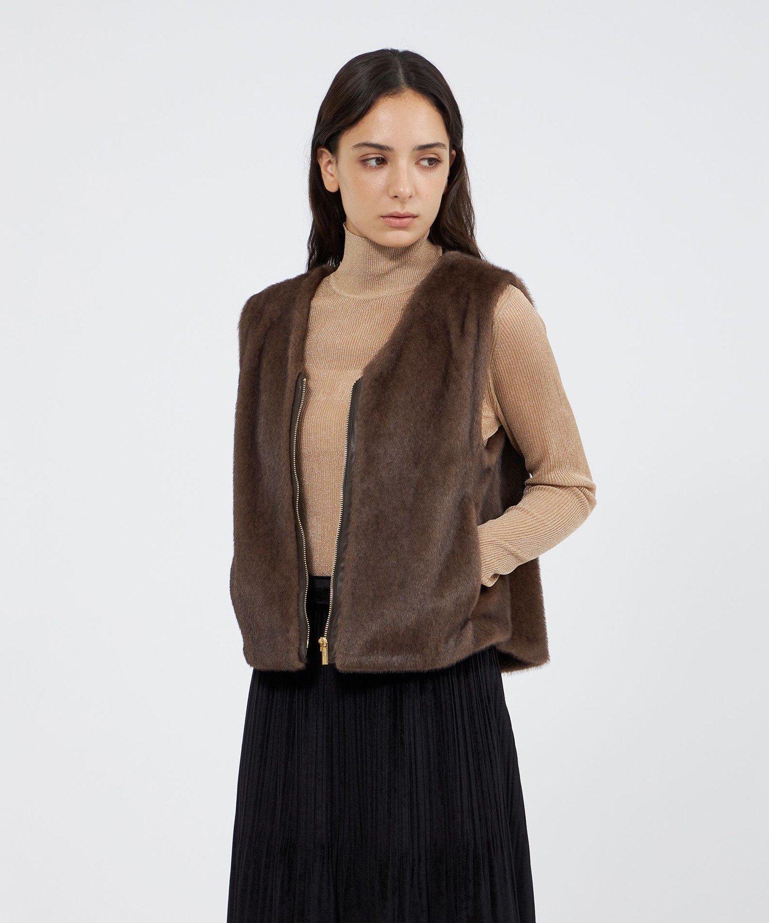 EPOCA｜エコファーVネックジレ | Rakuten Fashion(楽天ファッション