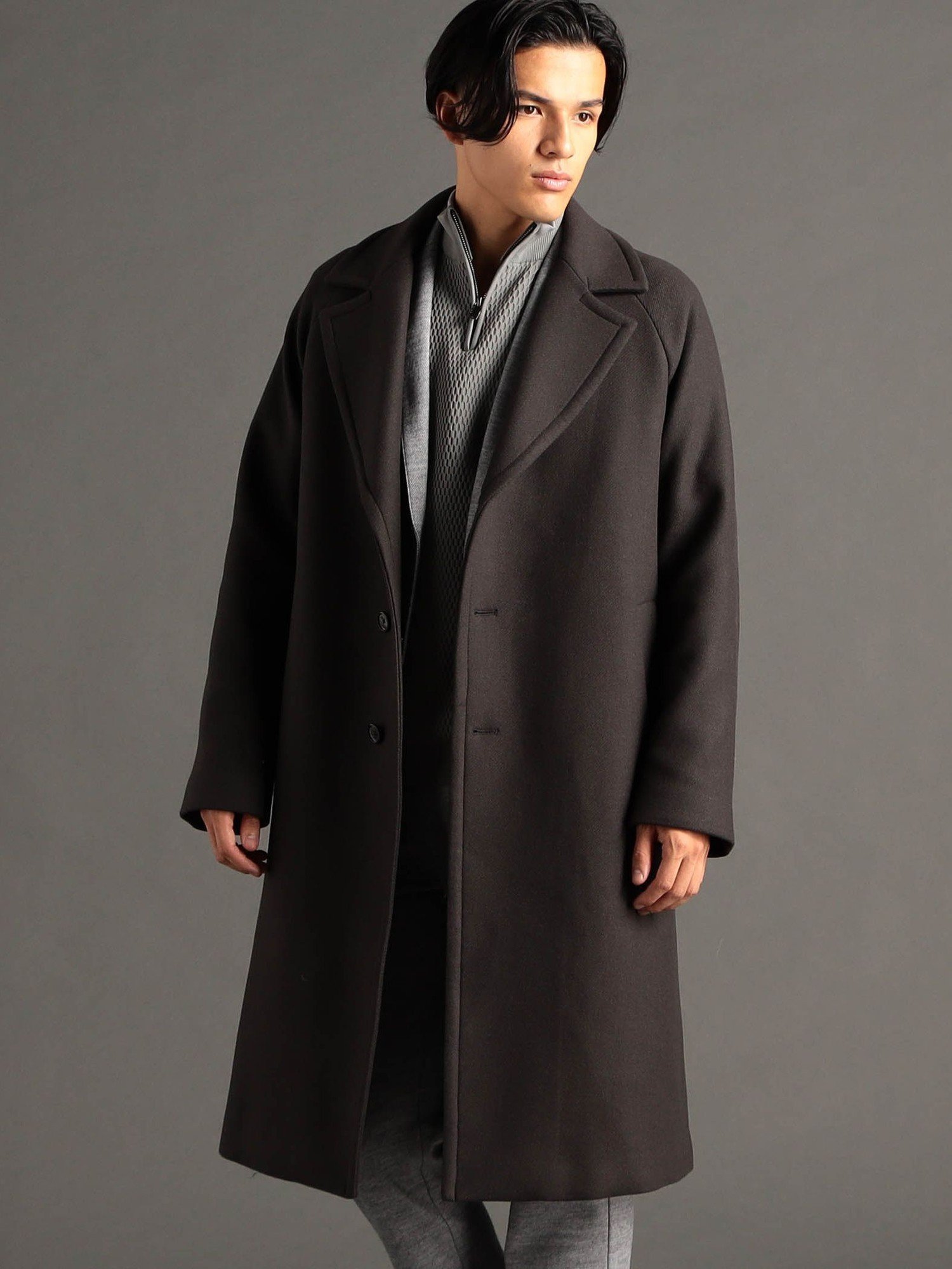 NICOLE｜MILIOR カシミヤ混ウールメルトン チェスターコート | Rakuten