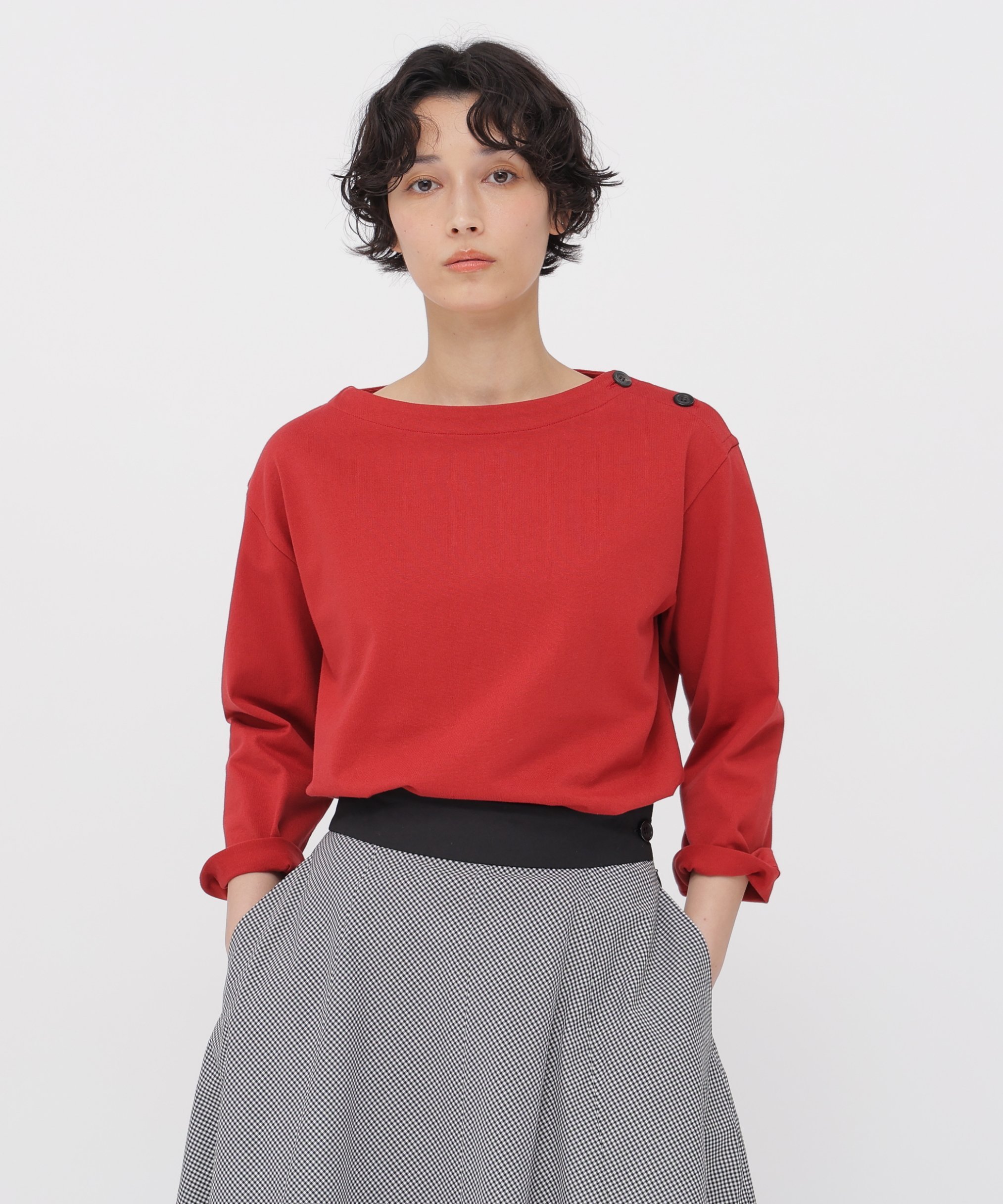 MARGARET HOWELL｜TOUGH COTTON JERSEY TOP | Rakuten Fashion(楽天