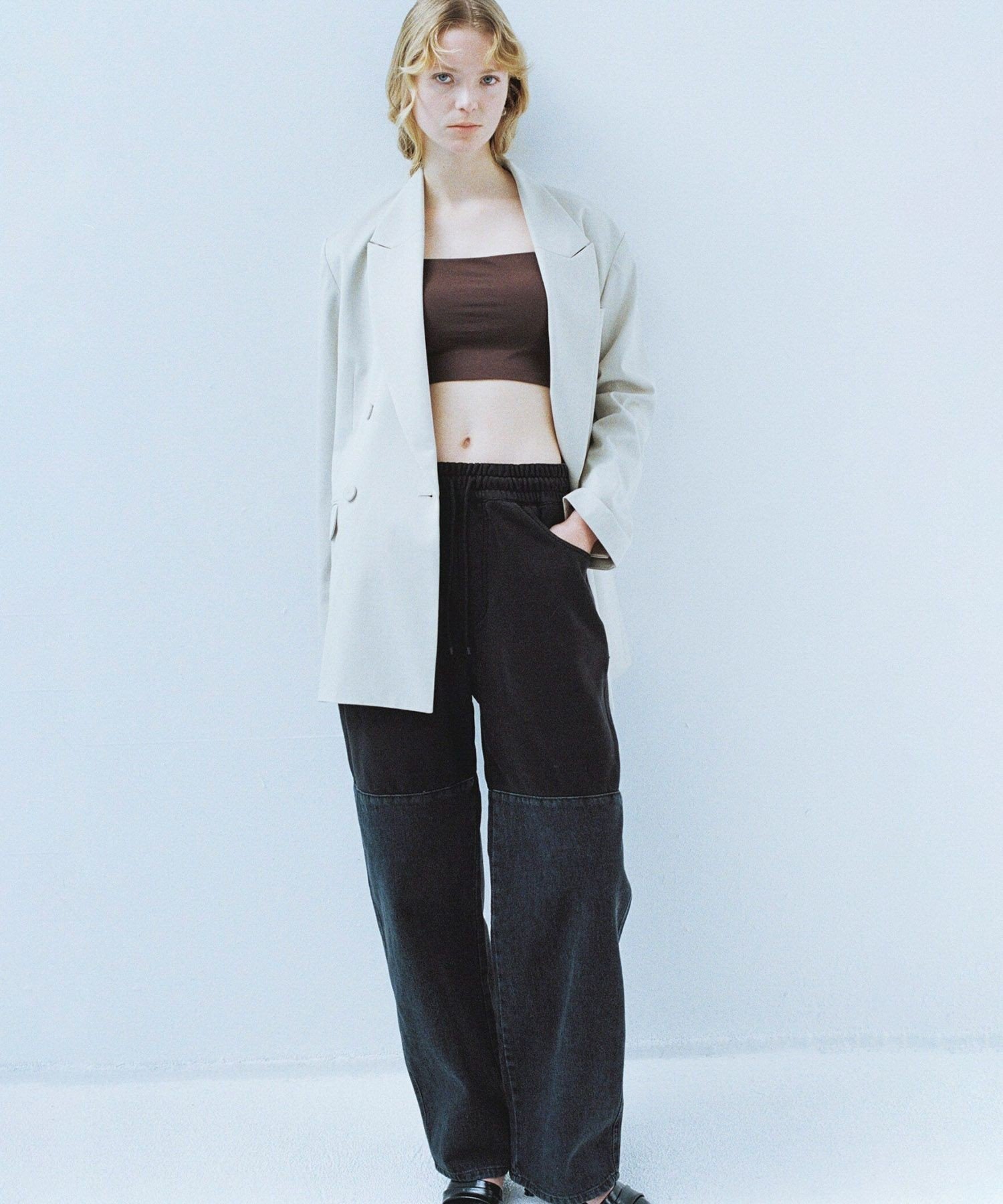 ADAM ET ROPE'｜【AMOMENTO for ADAM ET ROPE'】別注DRAWSTRING DENIM