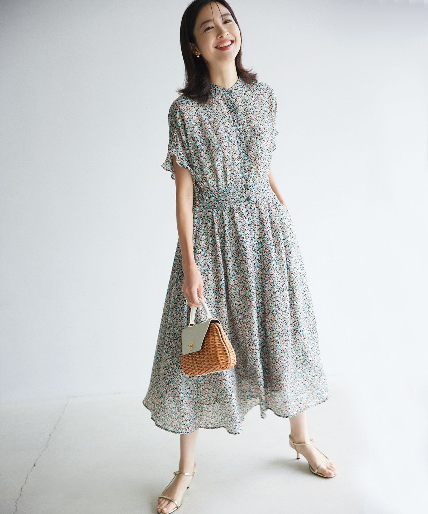 組曲｜ミニフラワープリント ワンピース | Rakuten Fashion(楽天