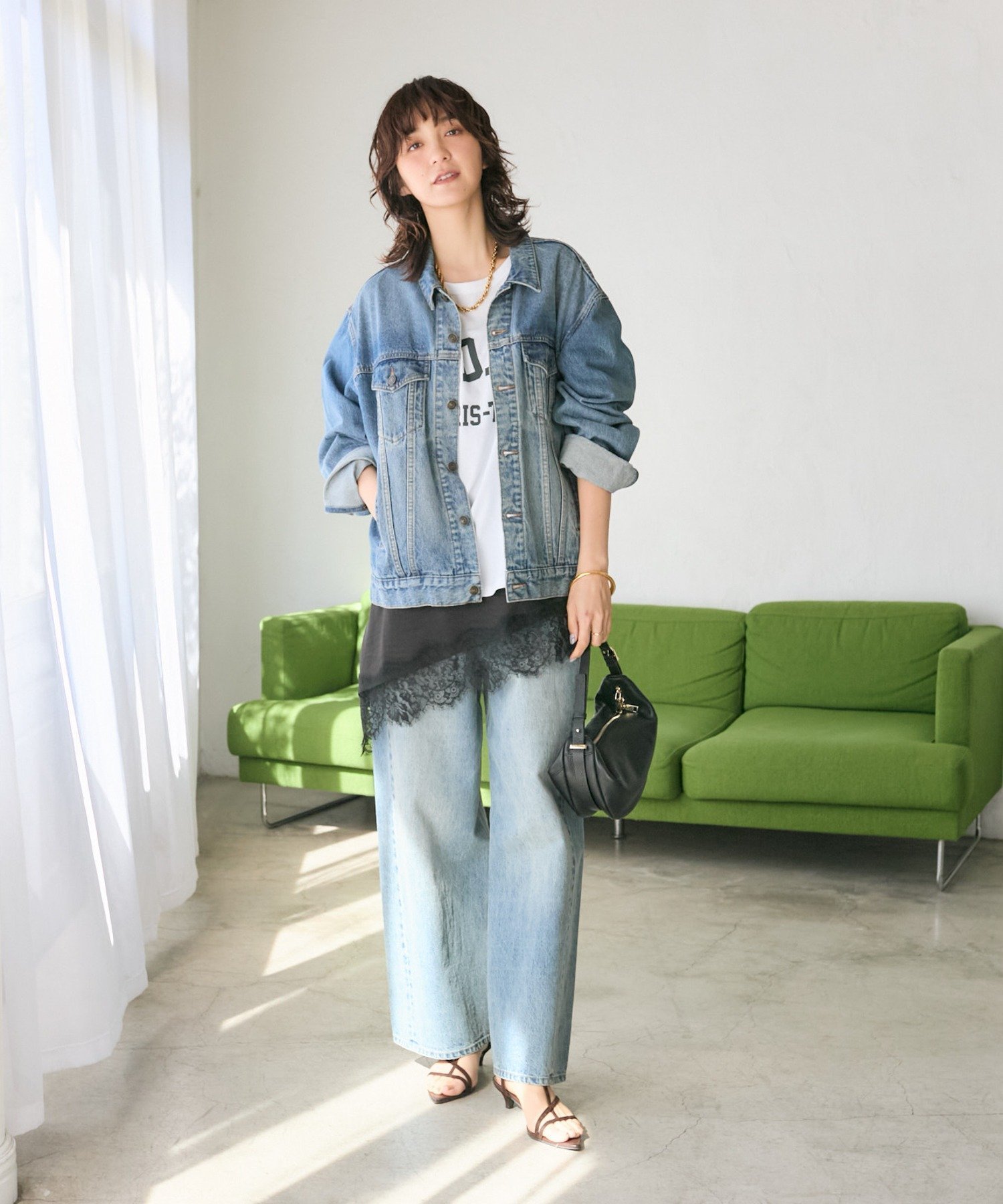 RIVE DROITE｜【リバイバル/新色追加/羽織るだけでサマになる】デニム