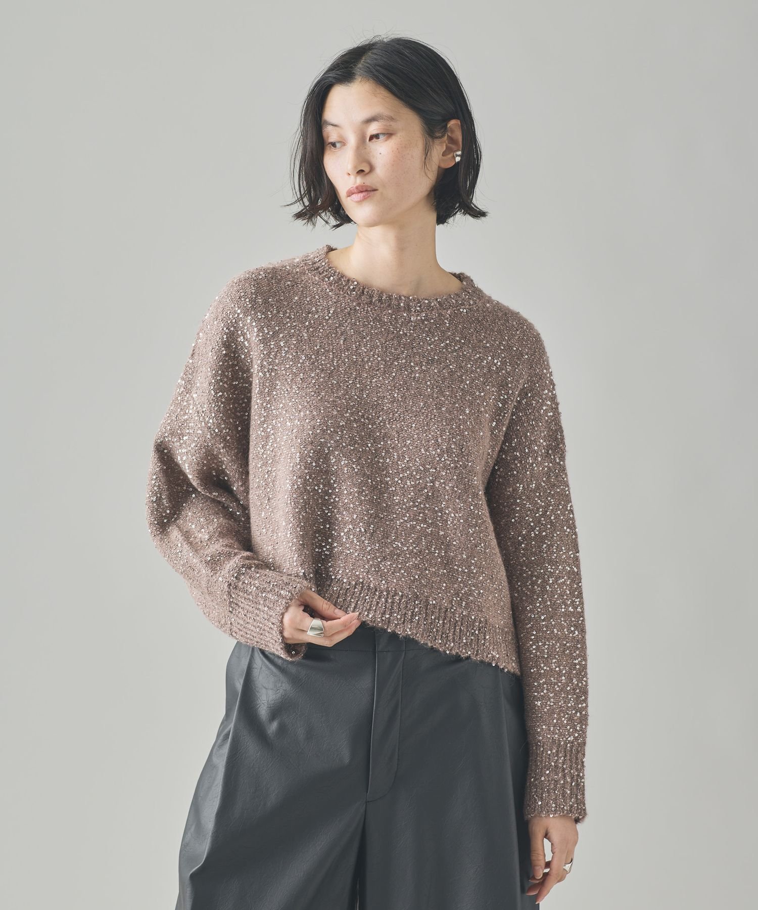 Curensology｜スパングルニットプルオーバー | Rakuten Fashion(楽天