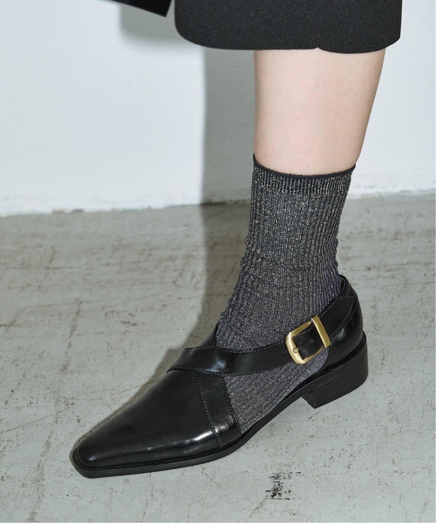 LE TALON｜GRISE3cmクロスストラップマニッシュ | Rakuten Fashion