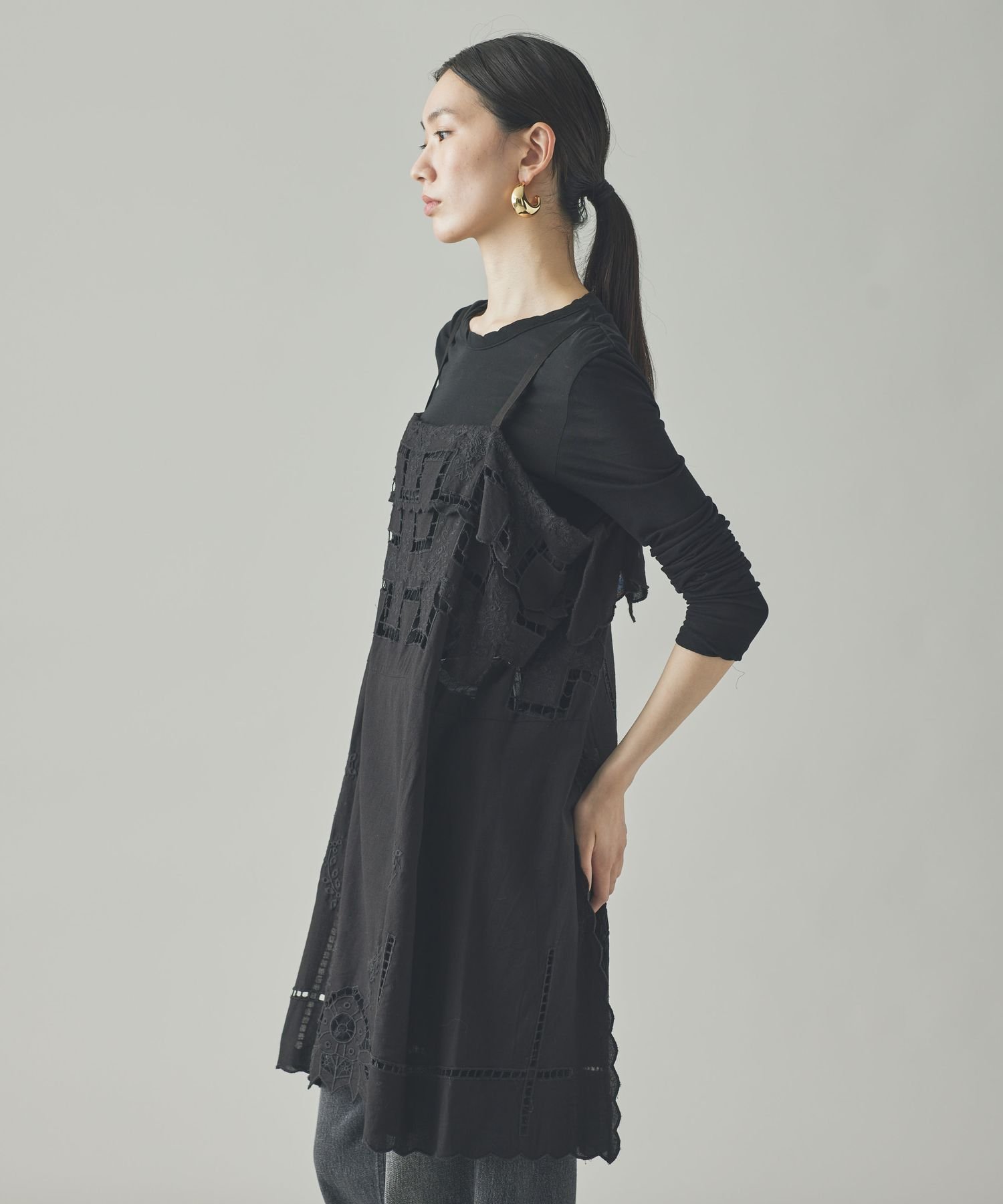 Curensology｜カットワーククロスブラウス | Rakuten Fashion(楽天