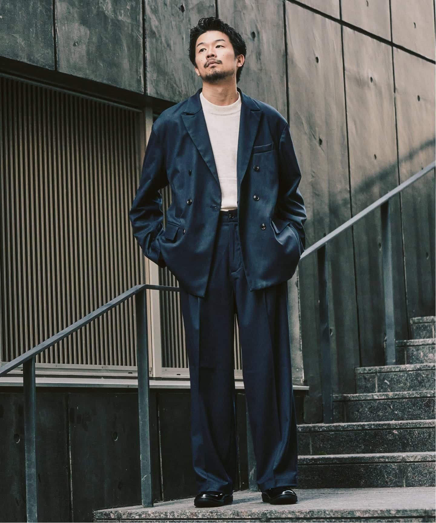 417 EDIFICE｜T/Rツイル ダブルワイドセットアップ | Rakuten Fashion