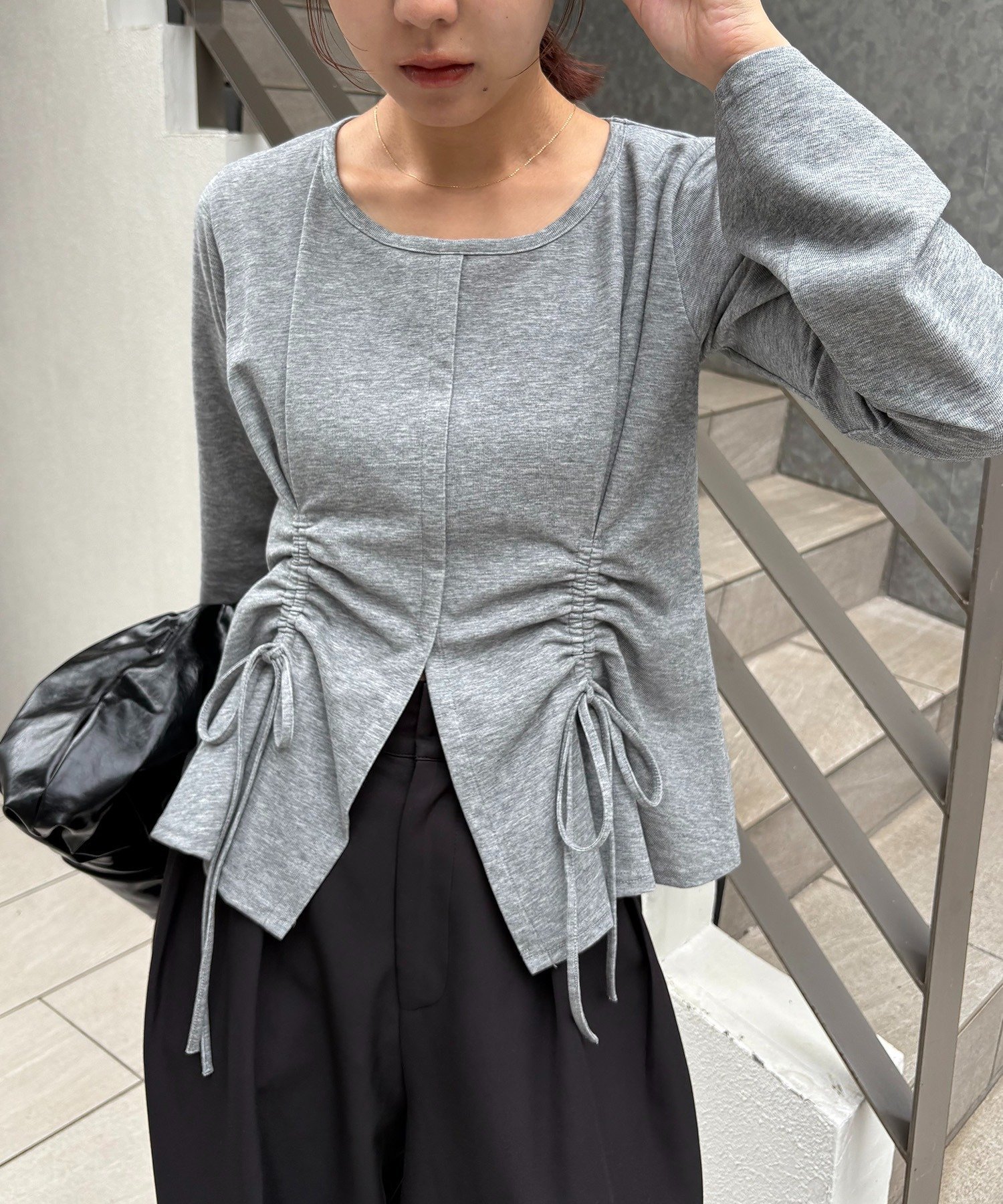 CAPRICIEUX LE'MAGE｜ドロストリブTシャツ | Rakuten Fashion(楽天