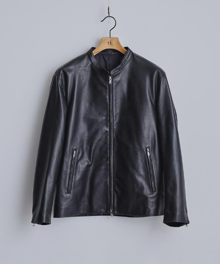 tk.TAKEO KIKUCHI｜【本革】ラムレザーシングルライダース | Rakuten