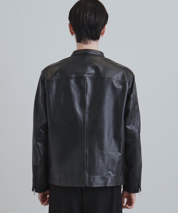 tk.TAKEO KIKUCHI｜【本革】ラムレザーシングルライダース | Rakuten