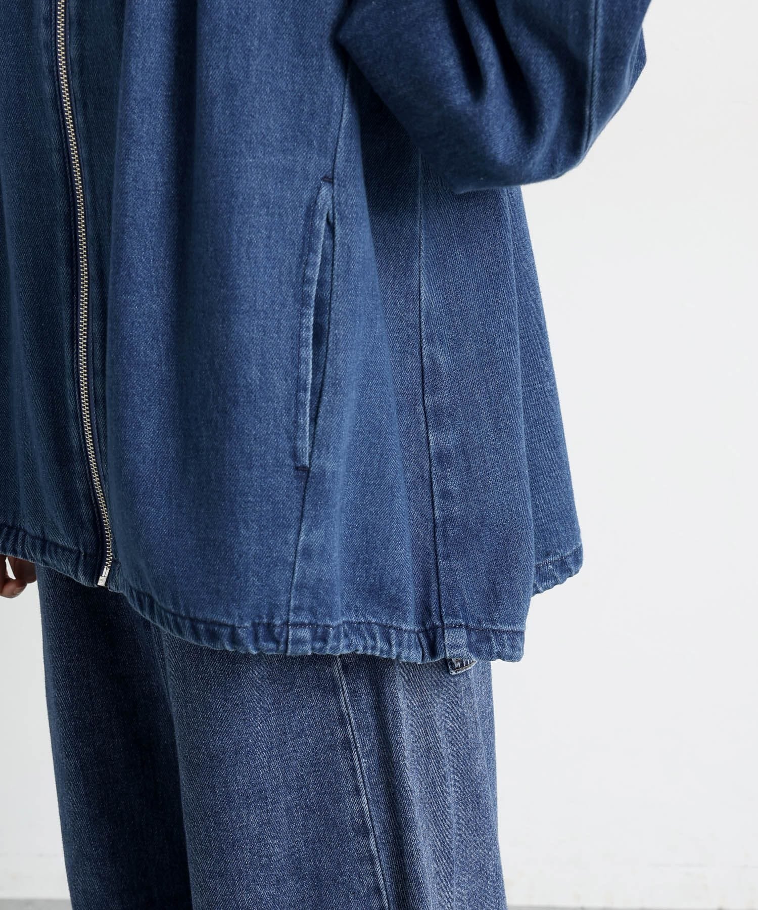 studio CLIP｜【新色・追加カラー予約】フリルカラー甘織りデニム