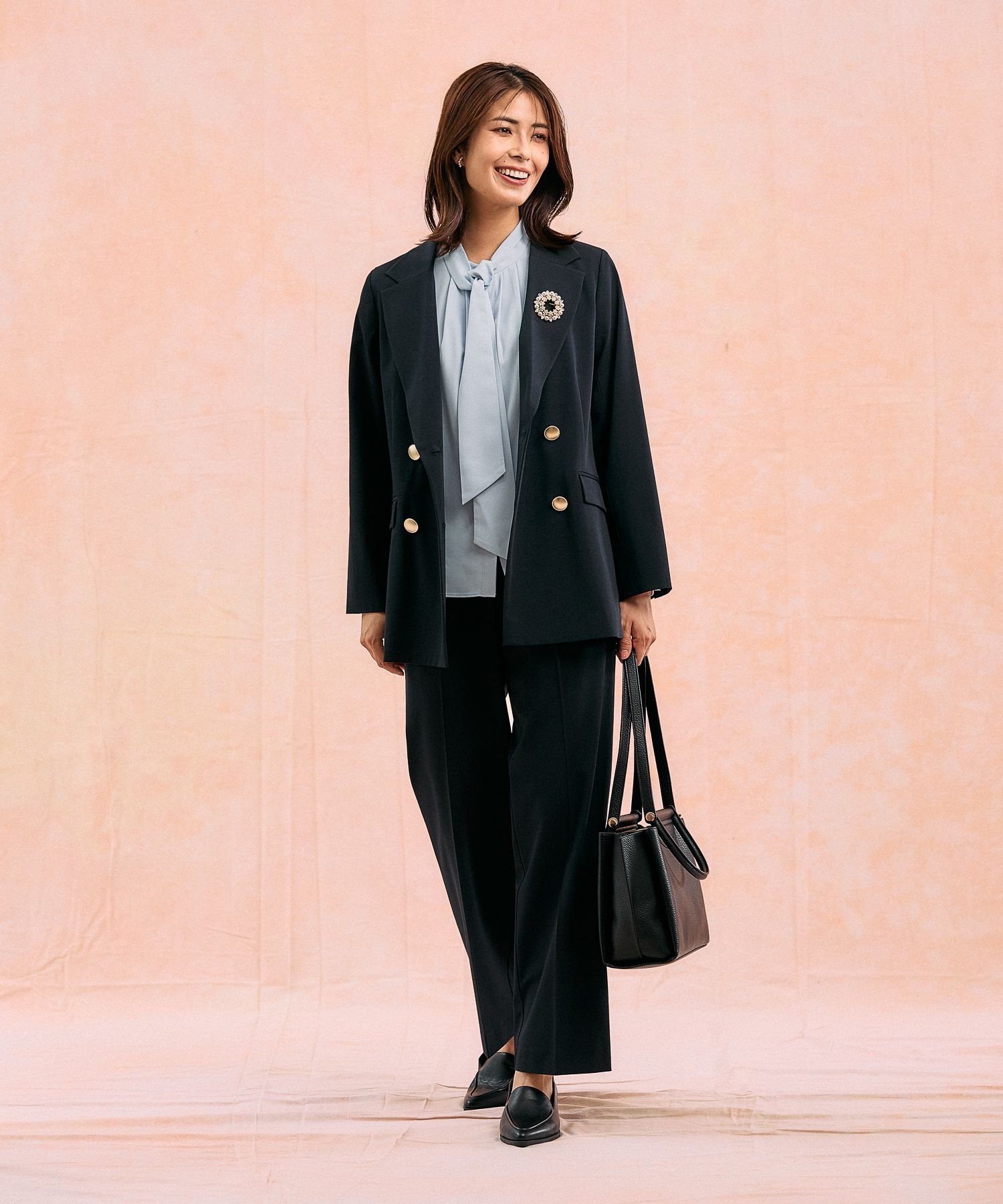 GLOBAL WORK｜ウツクシルエットダブルジャケット/581025 | Rakuten