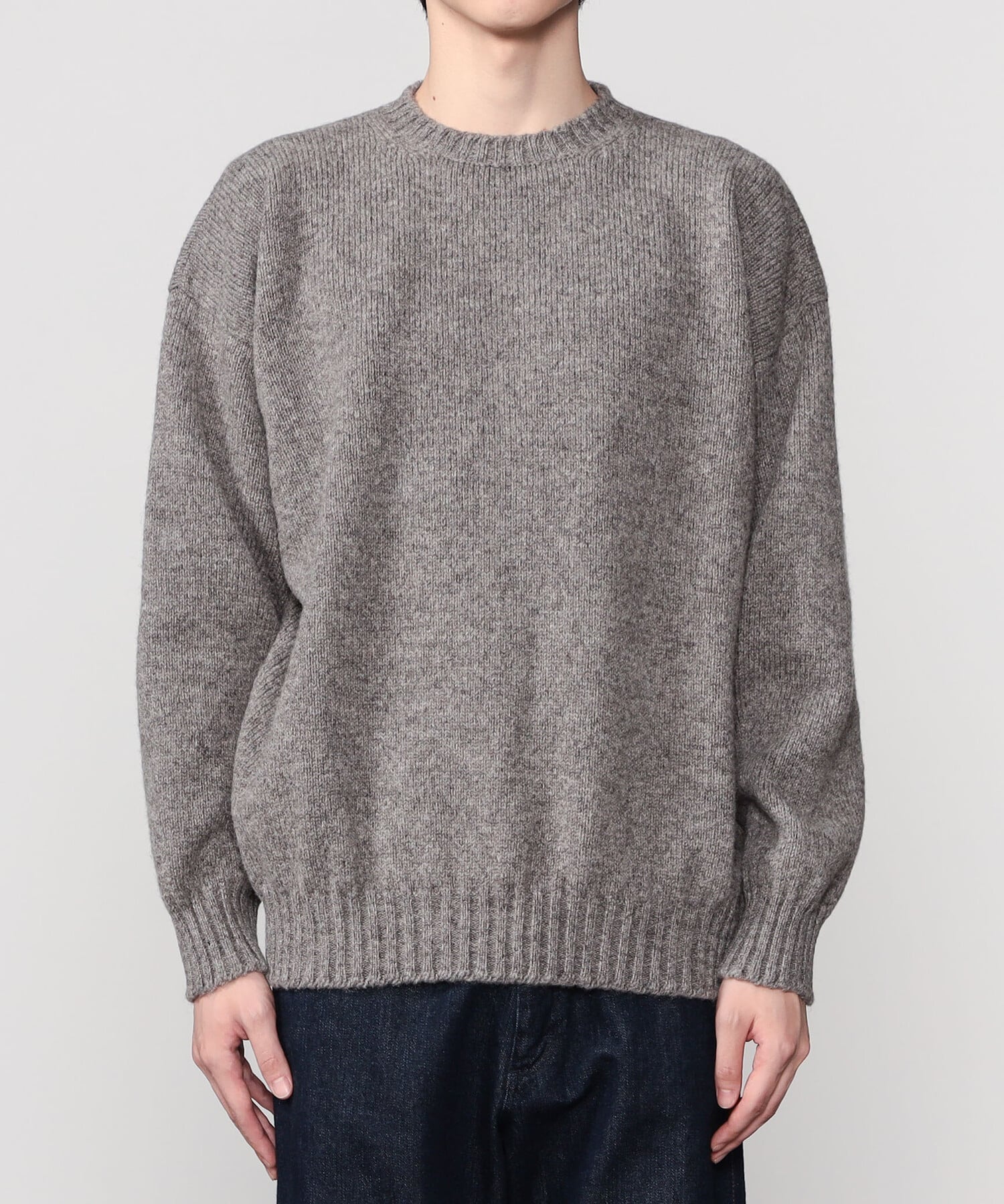 Bshop｜Jamieson's Knitwear | ウール ニットプルオーバー MEN