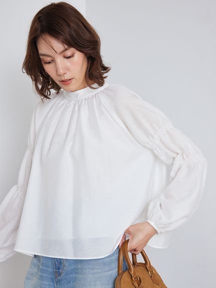 Mila Owen｜ギャザーバックリボンブラウス | Rakuten Fashion(楽天