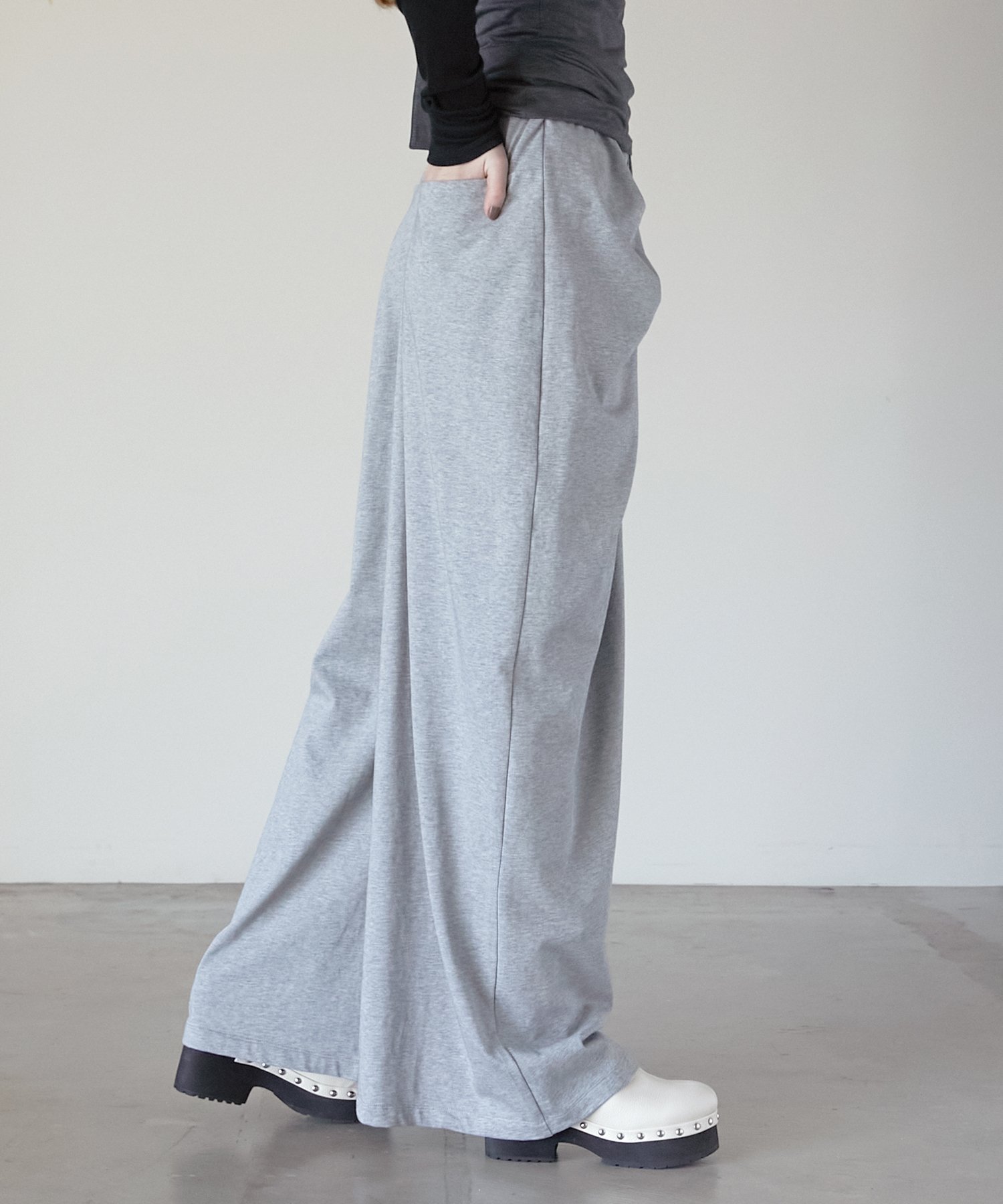 PRANK PROJECT｜ドレープフロントジャージパンツ / Drape Front Jersey