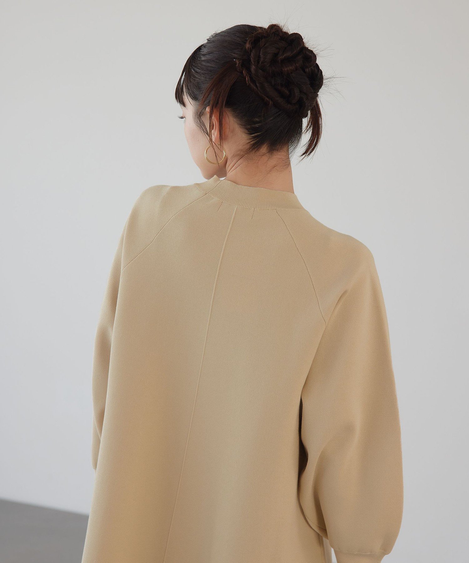 ユナイテッドアローズ EMMELREFINES クルーネックAラインワンピース UNITED ARROWS green label relaxing｜<EMMEL REFINES>EM クルーネック