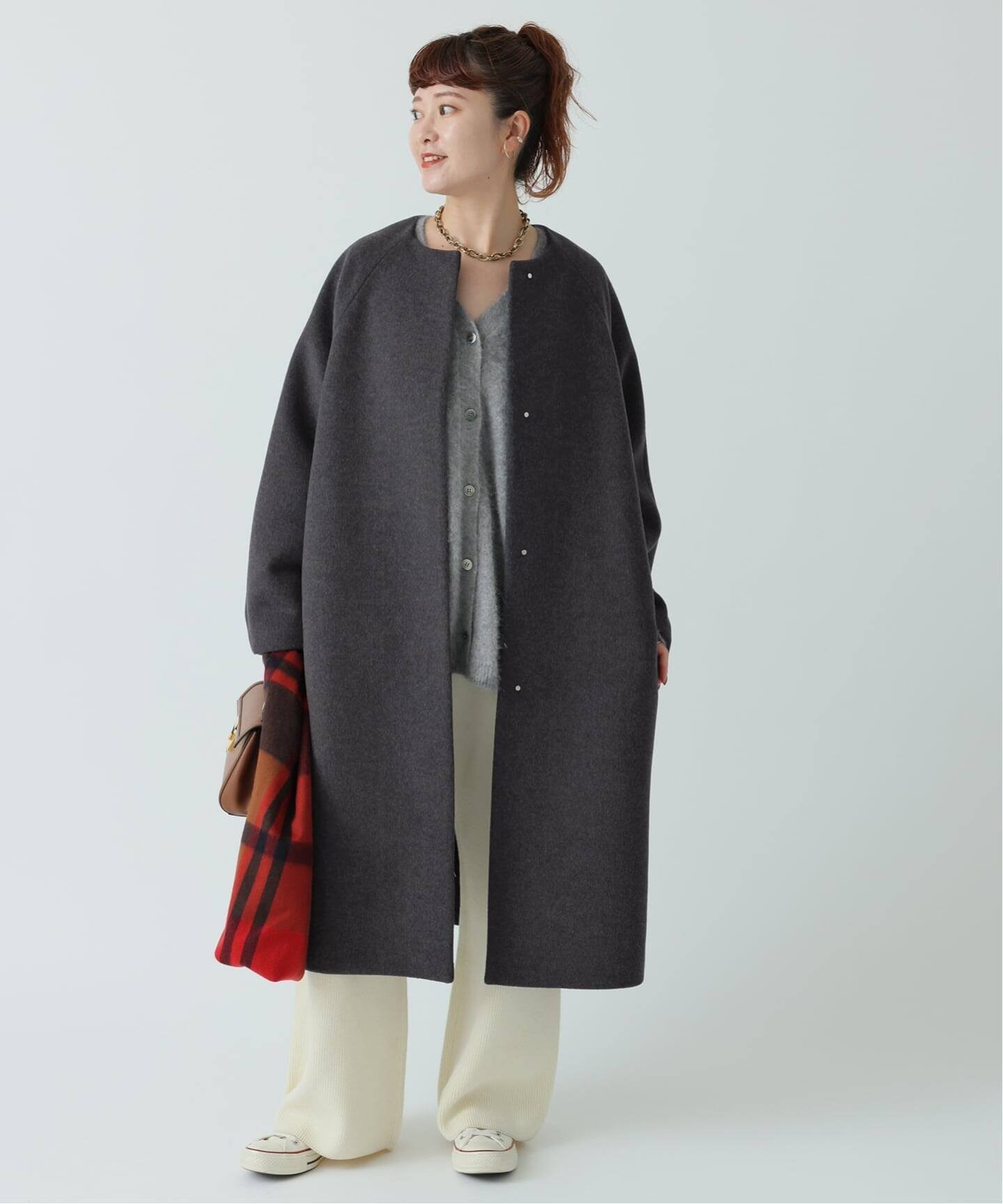 Spick & Span｜《追加》S160ビーバーノーカラーコート | Rakuten