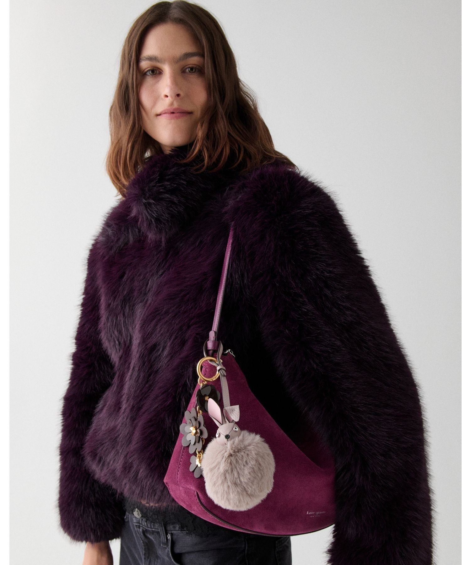 kate spade new york｜【公式】3D フェイクファー バニー バッグ