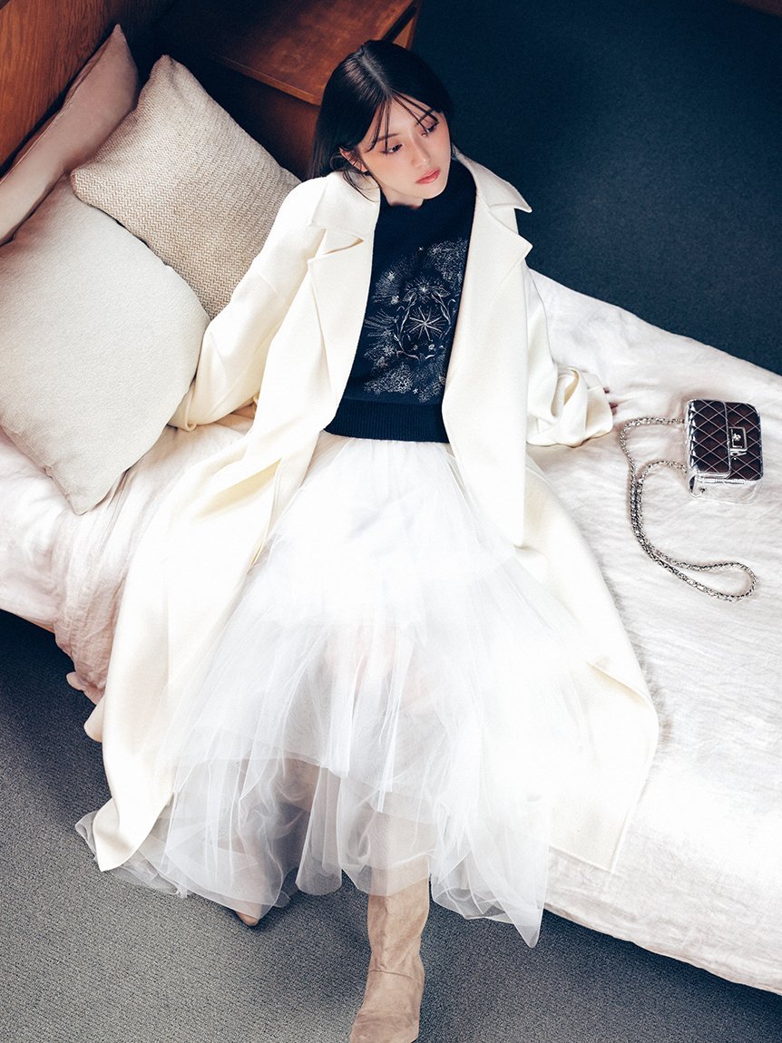 FRAY I.D｜チュールアシメティアードスカート | Rakuten Fashion(楽天