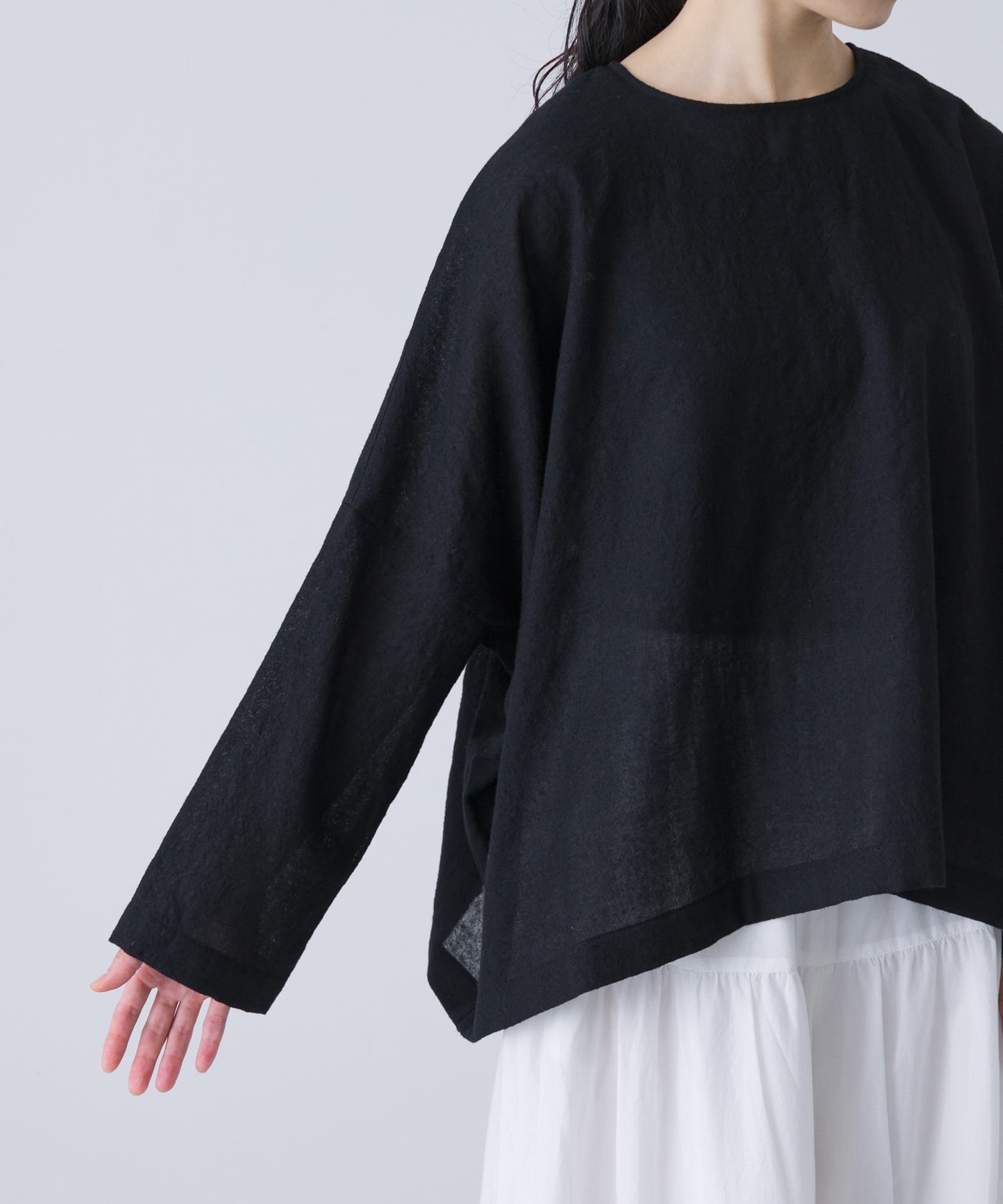 かぐれ｜ウールガーゼワイドプルオーバー | Rakuten Fashion(楽天