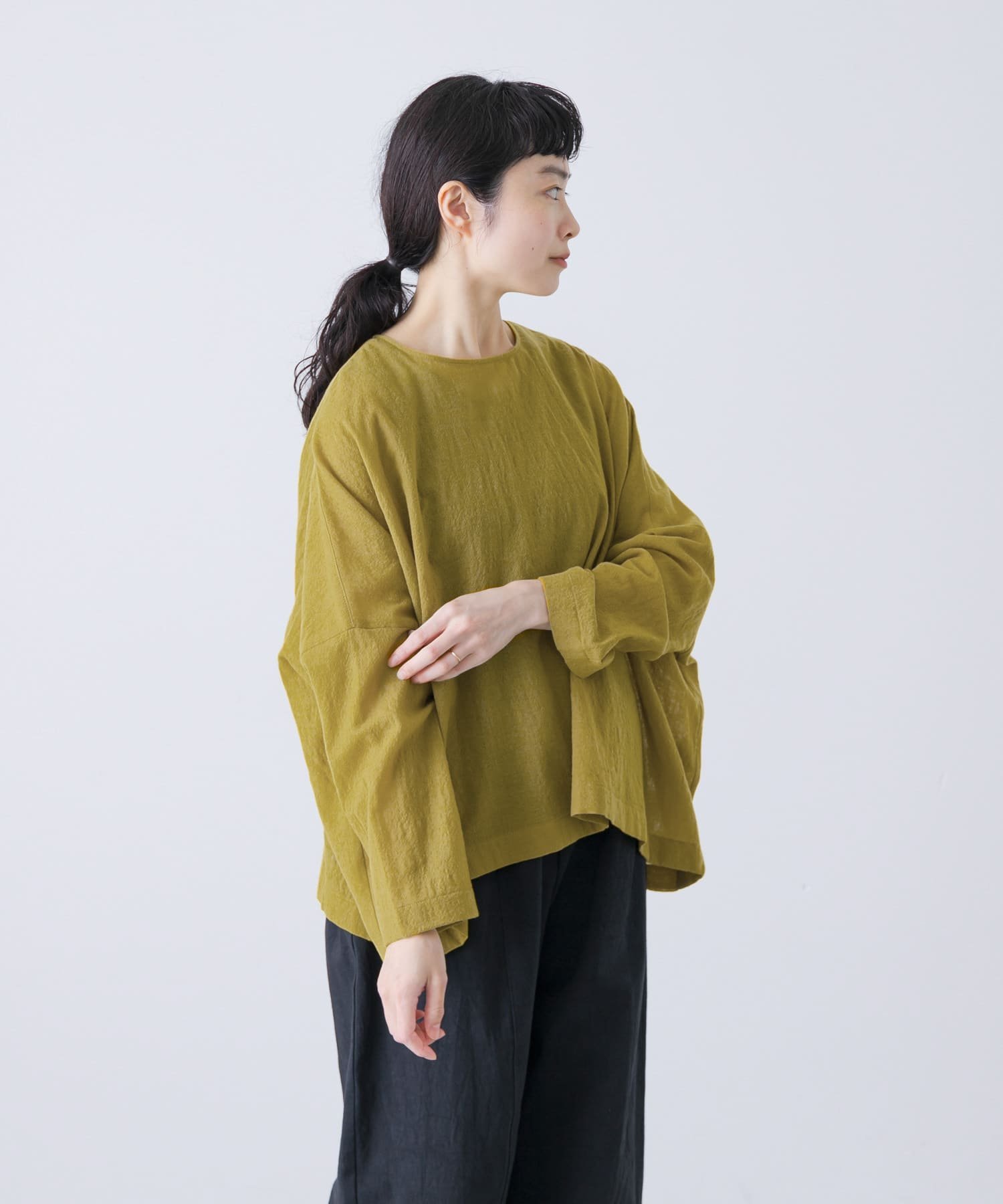 かぐれ｜ウールガーゼワイドプルオーバー | Rakuten Fashion(楽天