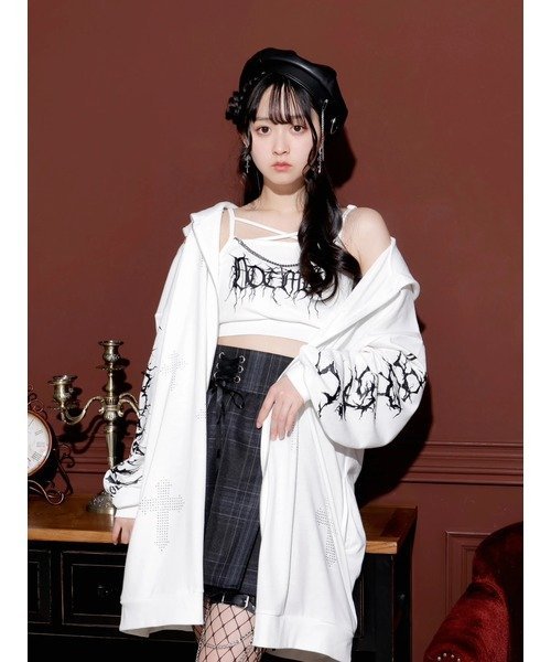 NOEMIE｜クロスチェーンゴシック刺繡ブラトップ | Rakuten Fashion