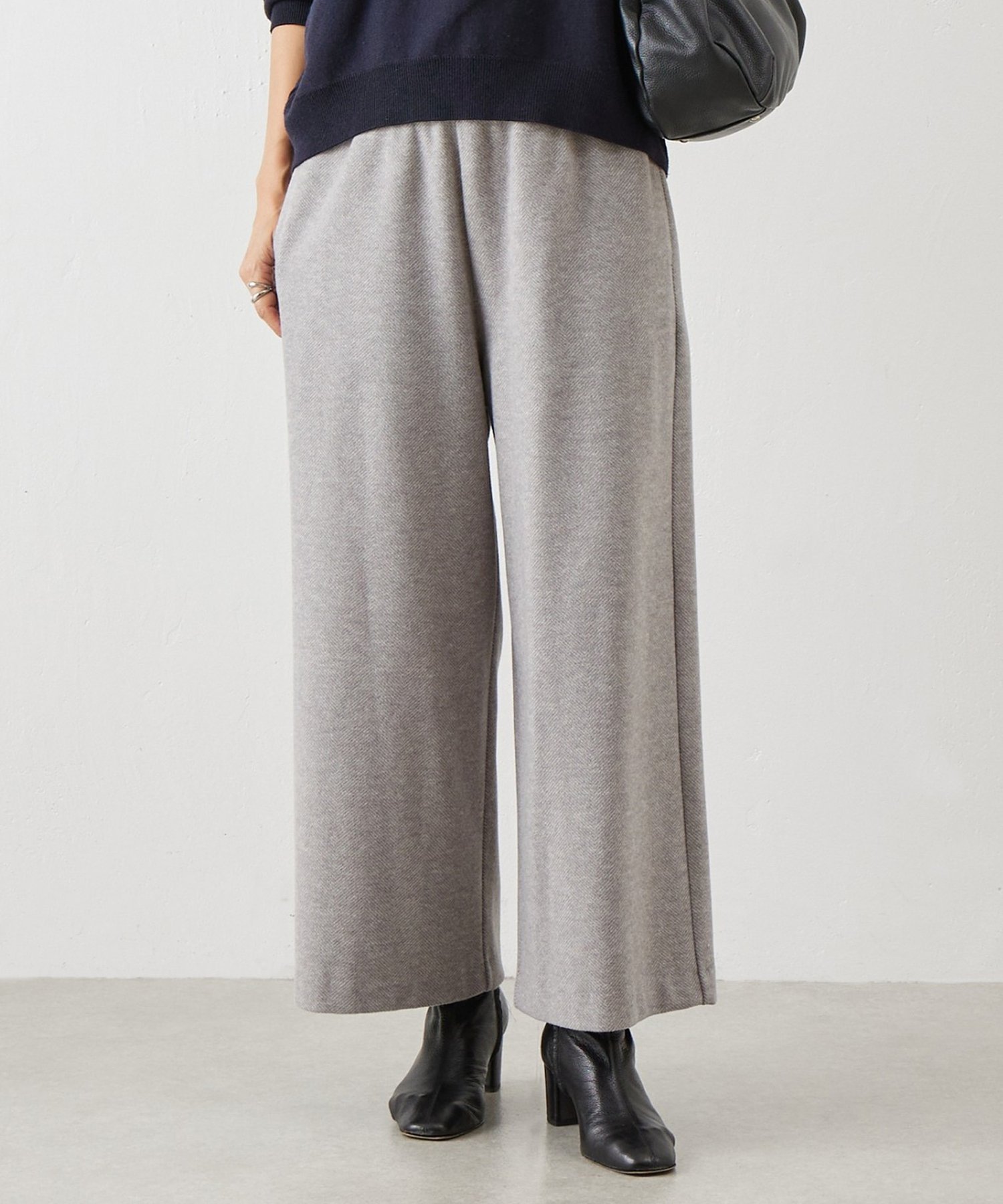 BEARDSLEY｜ウールライクウエストリブパンツ | Rakuten Fashion(楽天