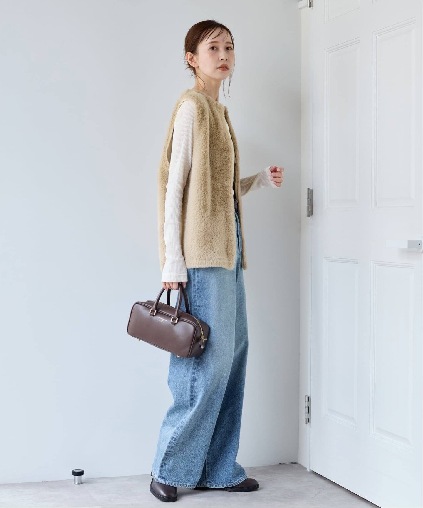 JOURNAL STANDARD｜《追加2》ダブルフェイスフェザークルーネック