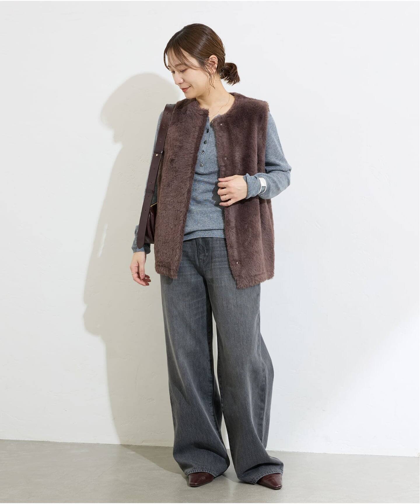 JOURNAL STANDARD｜《追加2》ダブルフェイスフェザークルーネック