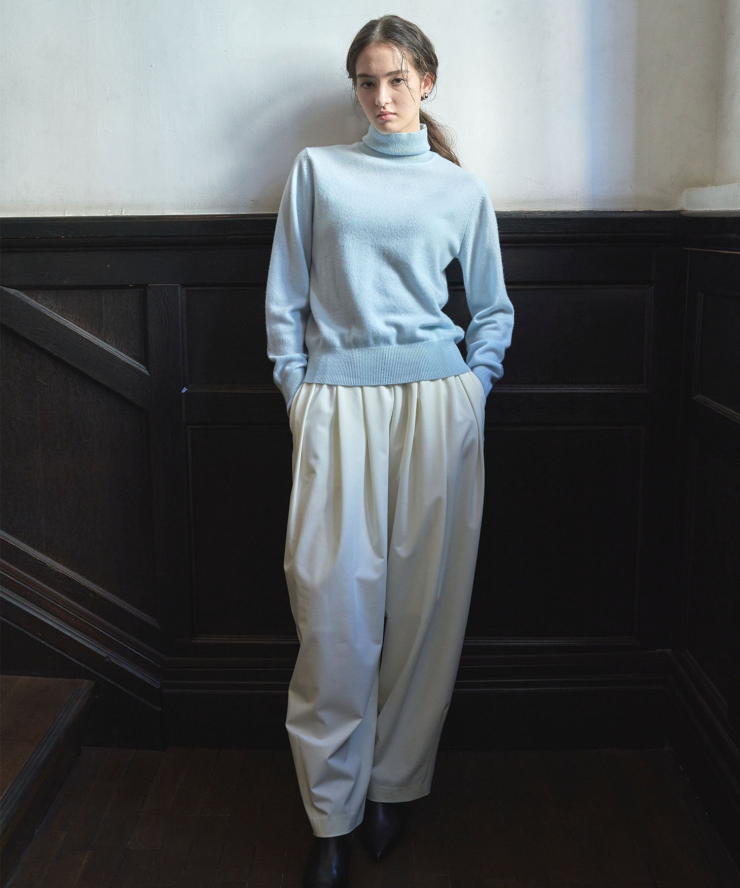 N.O.R.C｜【CASHMERE100%】カシミヤタートルネックニット | Rakuten