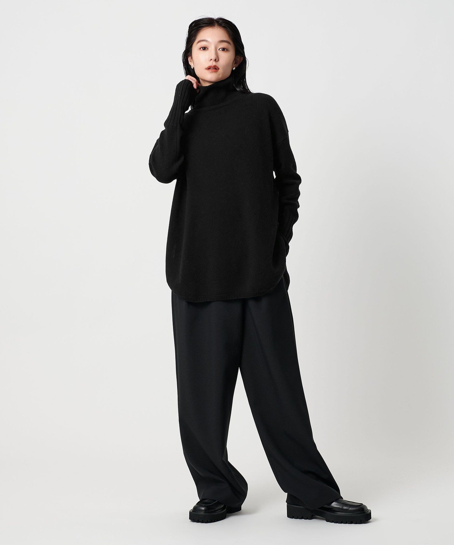 MARW UNITED ARROWS ルーズタートルネックニット カシミヤ混 UNITED ARROWS｜<MARW UNITED ARROWS>ルーズ タートルネック ニット