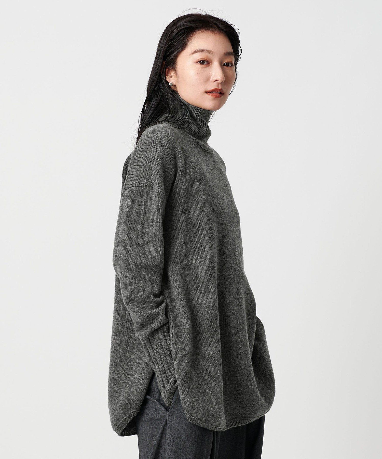 MARW UNITED ARROWS ルーズタートルネックニット カシミヤ混 UNITED ARROWS｜<MARW UNITED ARROWS>ルーズ タートルネック ニット