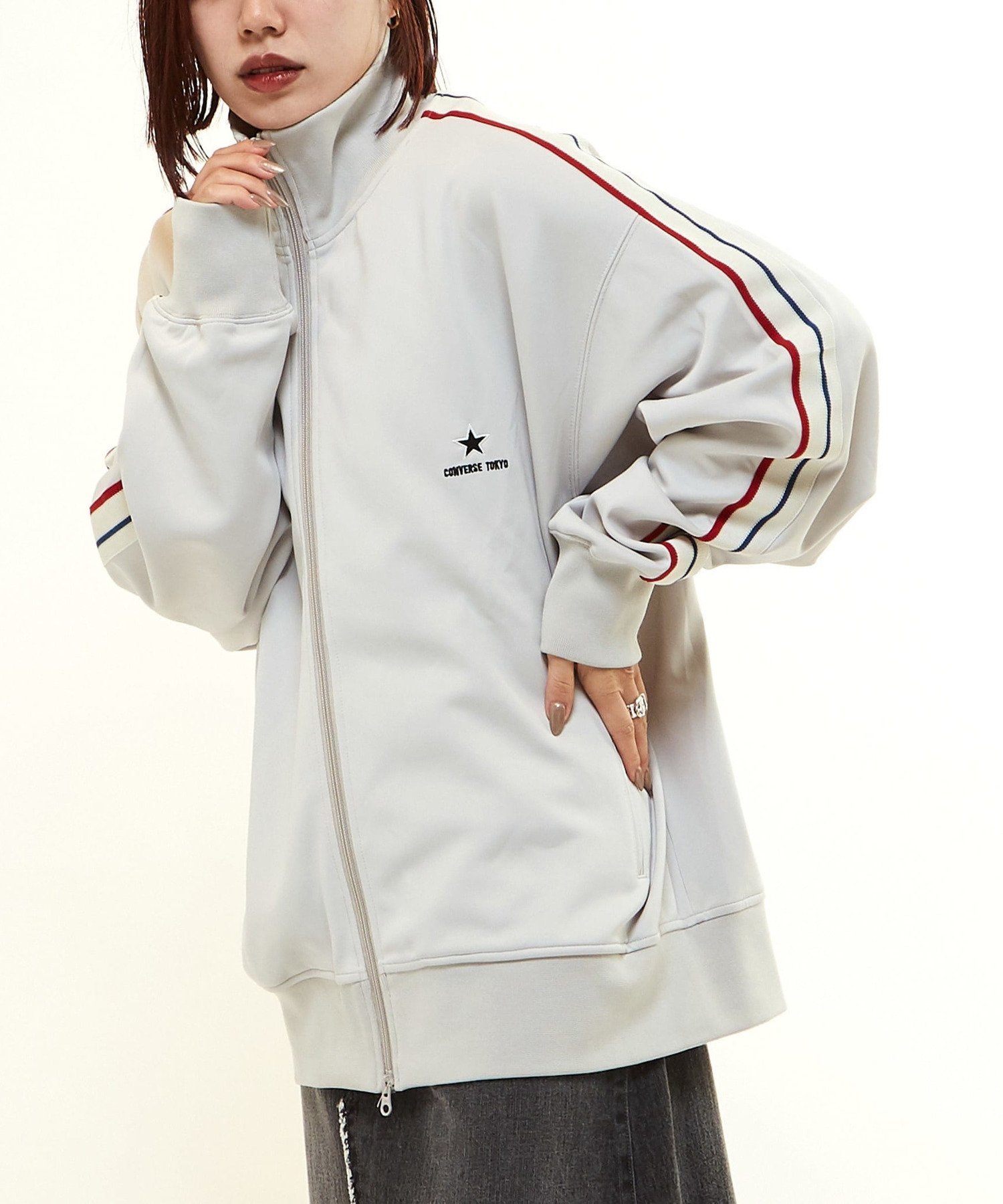 CONVERSE TOKYO｜SIDE LINE LOOSE TRACK JACKET(UNISEX) | Rakuten