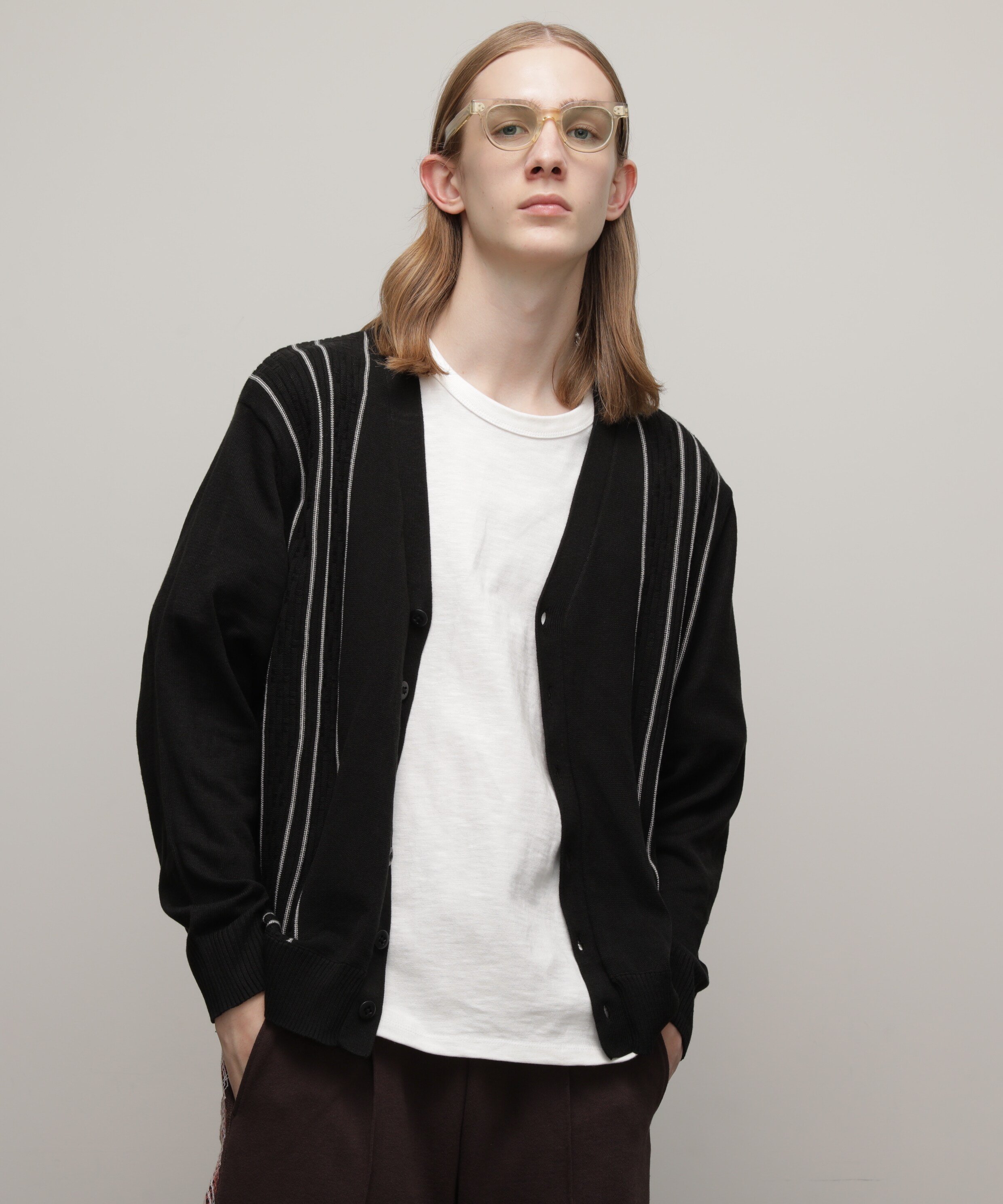 Schott｜LS KNIT CARDIGAN /ニット カーディガン | Rakuten Fashion