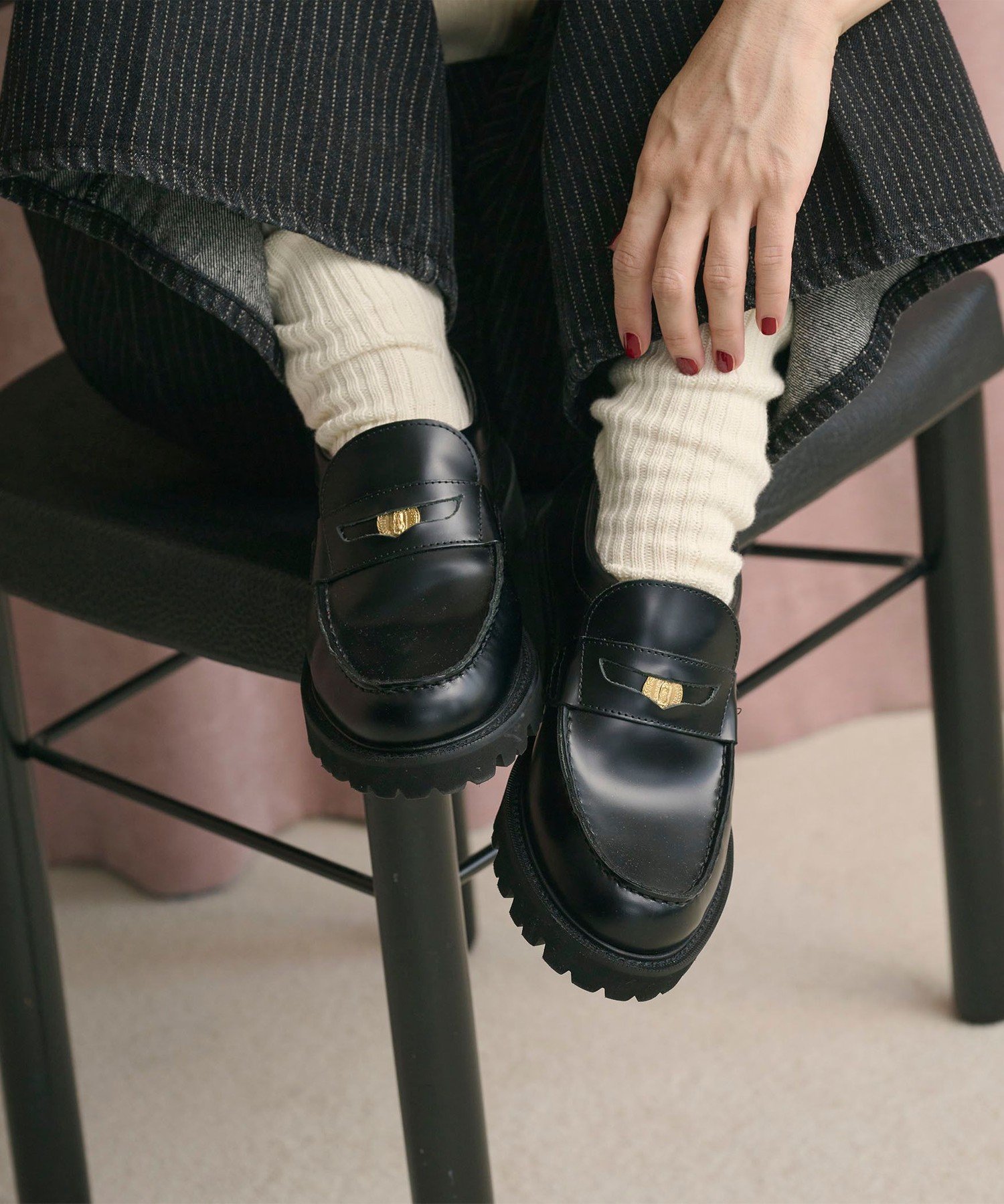 別注　CAMINANDO レザー ローファー BEAUTY&YOUTH 6 BEAUTY&YOUTH UNITED ARROWS 【別注】 ＜CAMINANDO＞レザー コイン