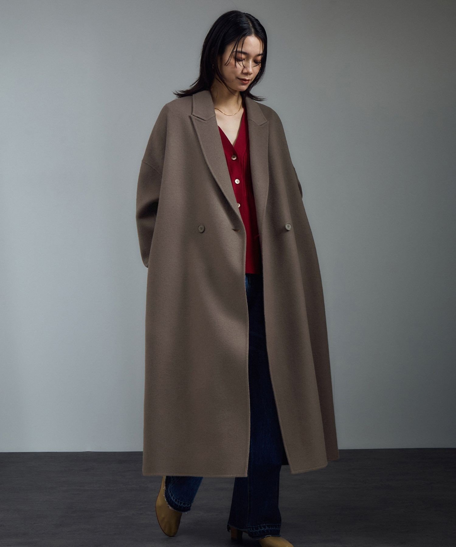 SALON adam et rope'｜シャルムリバーロングコート | Rakuten Fashion