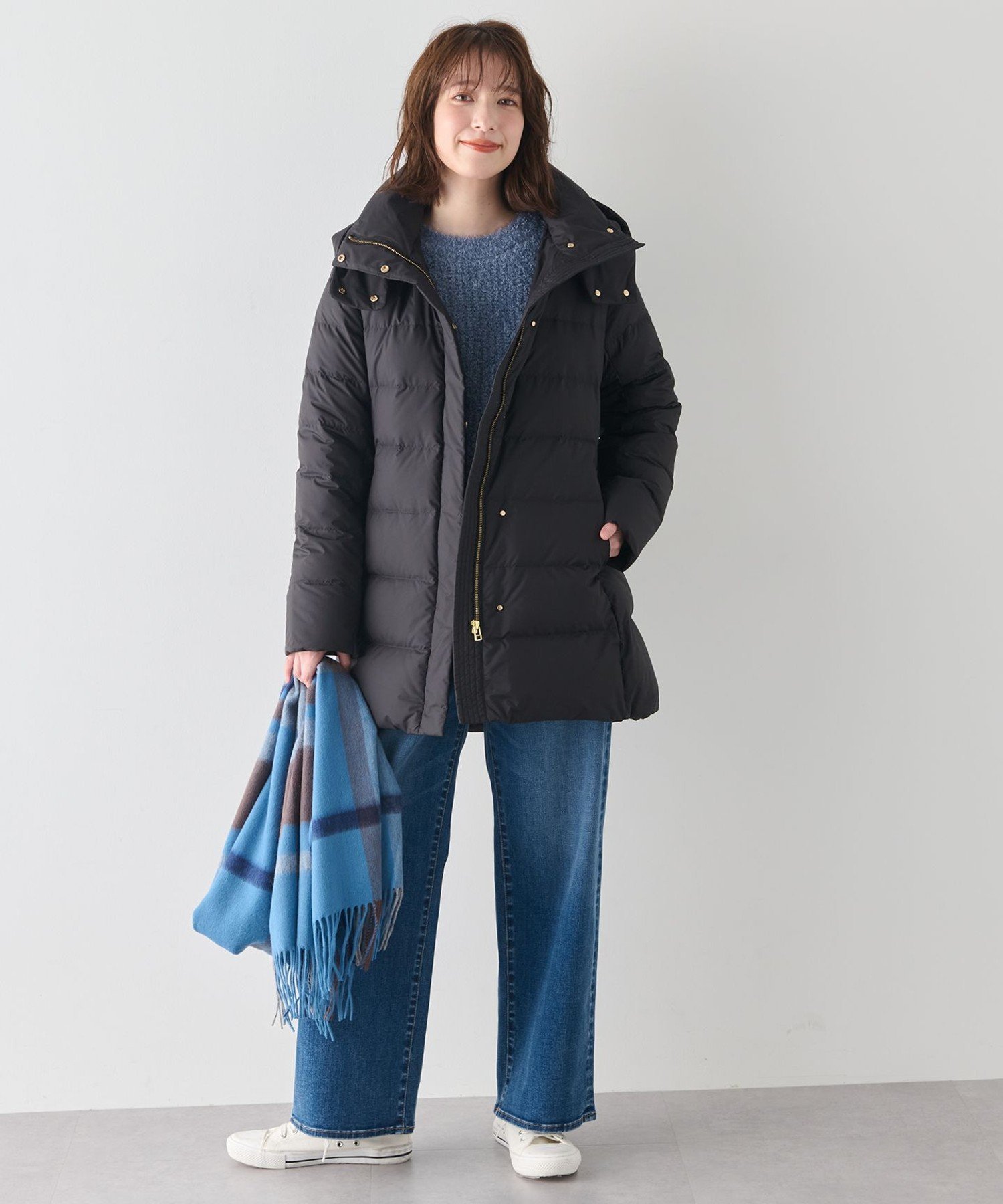 ANY｜【フード取り外し可能】楽映えリッチロング丈ダウン | Rakuten