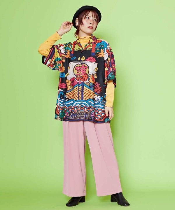 Amina Collection｜【カヤ】《中村杏子×倭物やカヤ》来福シャツ