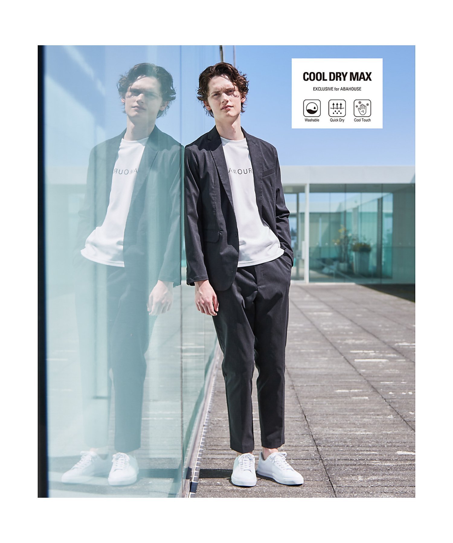 ABAHOUSE｜【上下2点セット/セットアップ対応】COOL DRY MAX