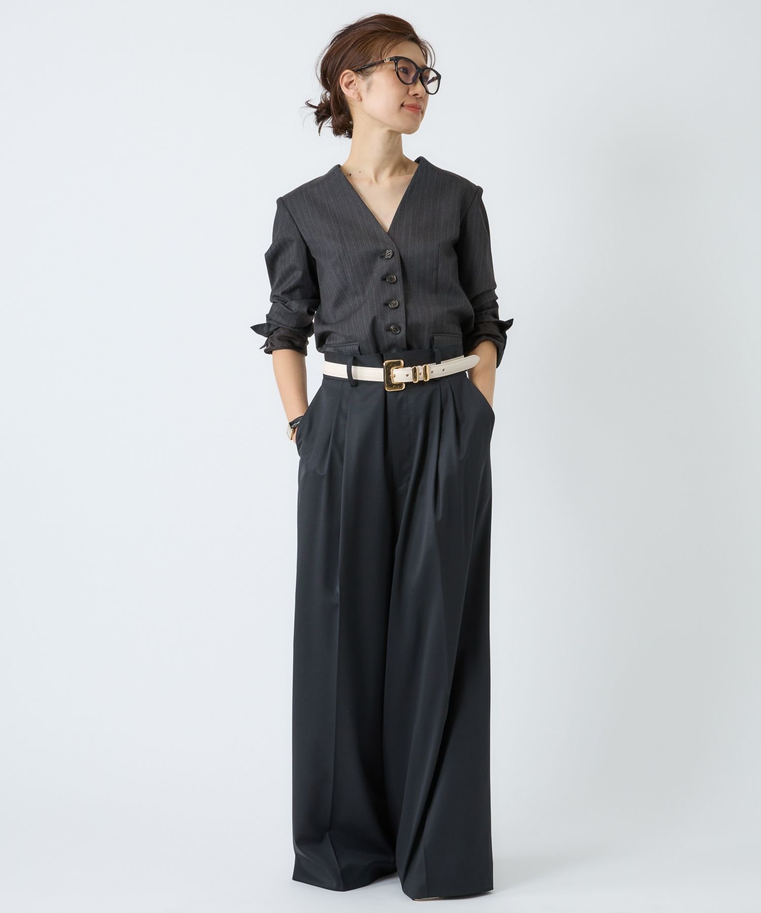 BRILL｜【新色追加】ウールピンストライプジャケット2 | Rakuten