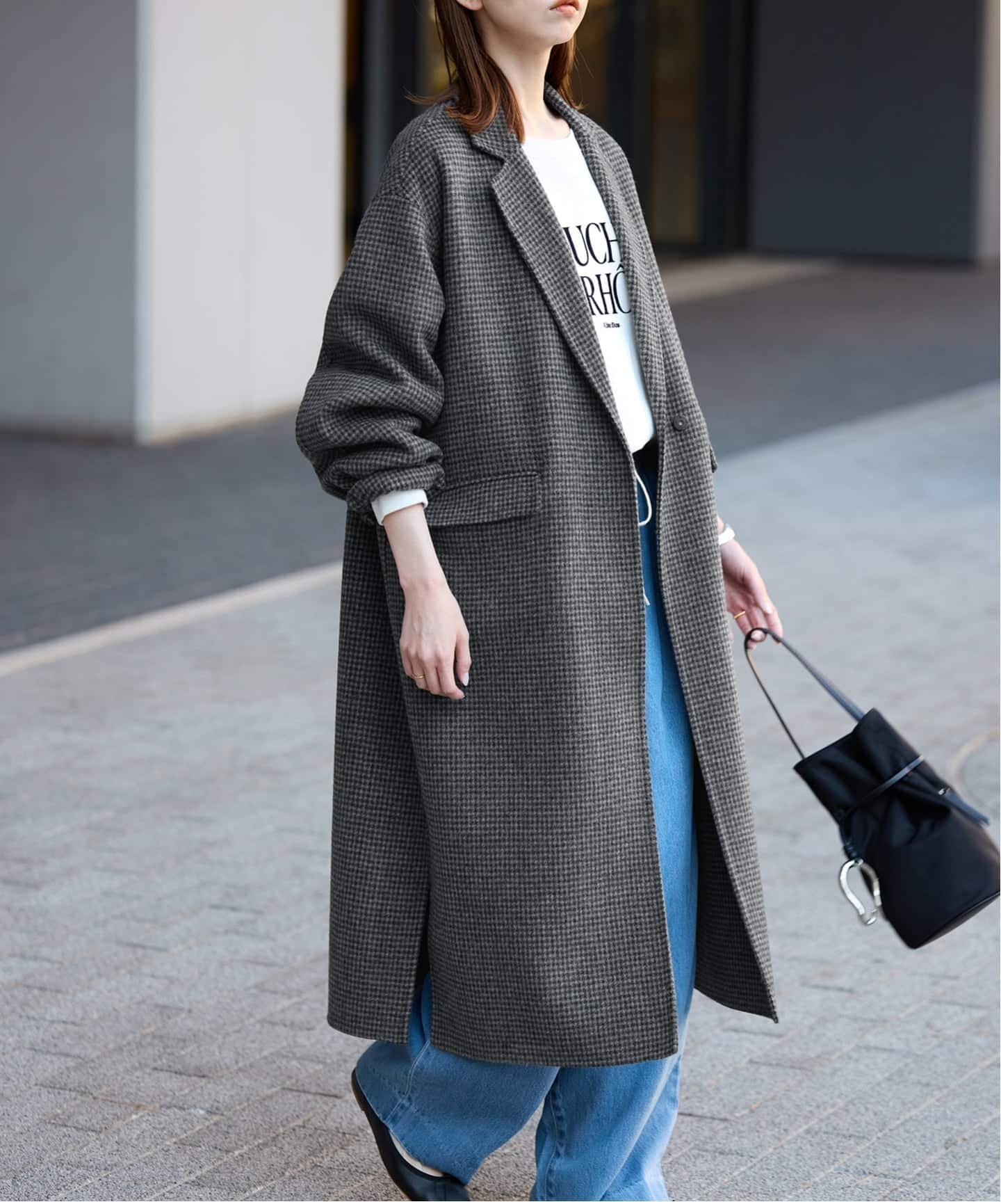 SLOBE IENA｜《追加2》souple woolダブルフェイスチェスターコート