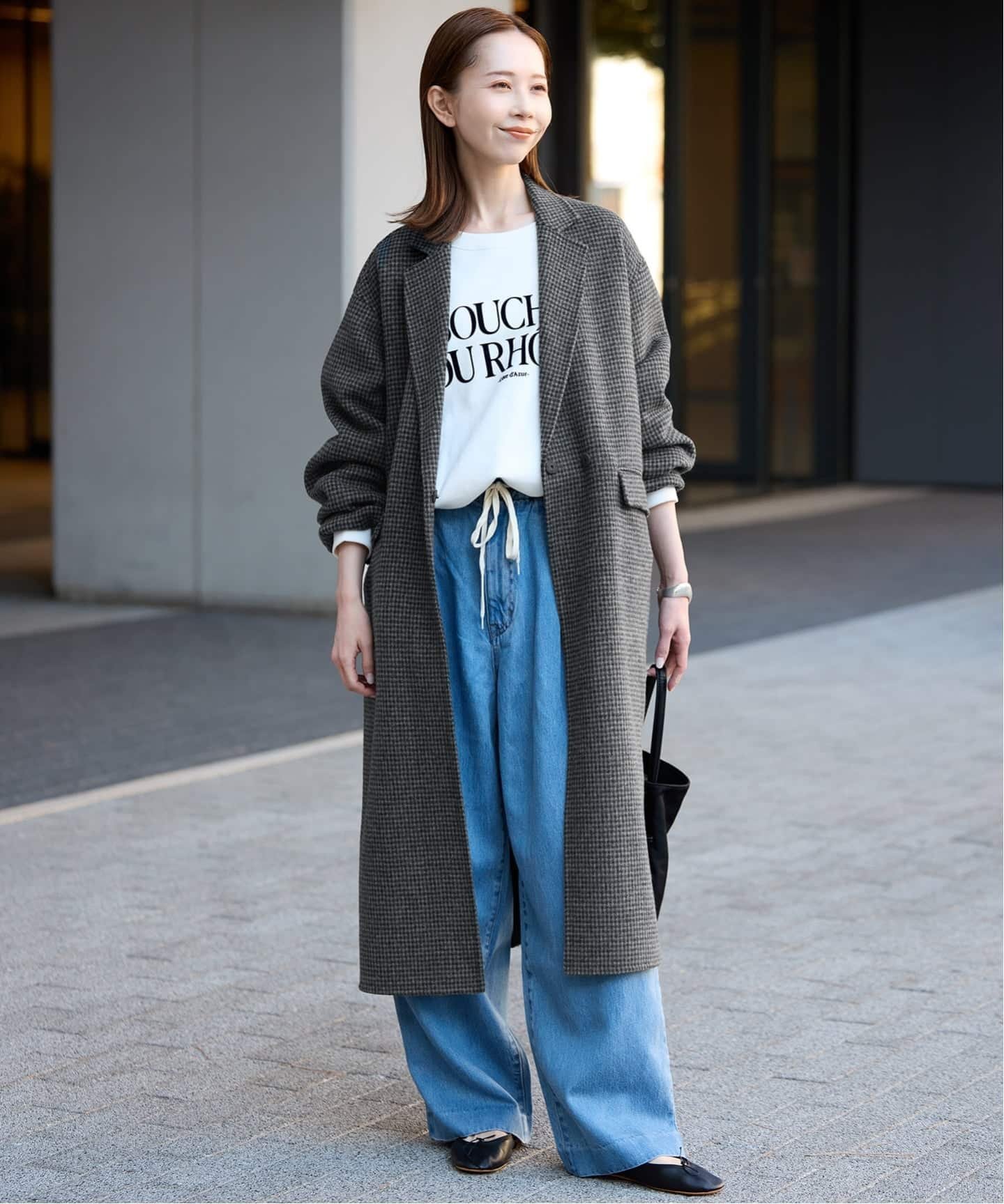 SLOBE IENA｜《追加2》souple woolダブルフェイスチェスターコート