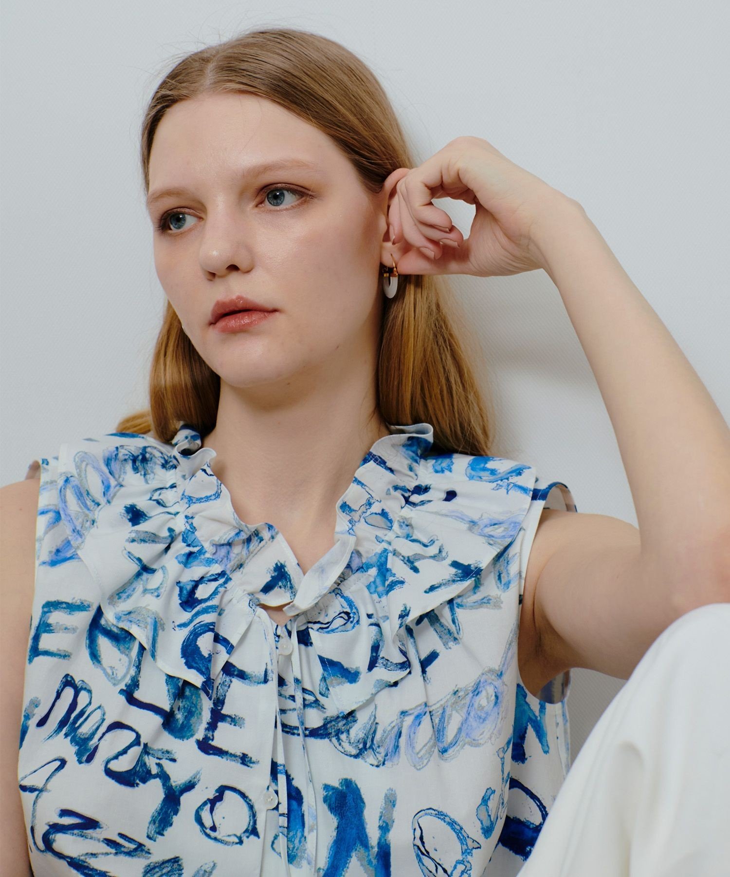 allureville｜PONTOGLIOフリルカラーブラウス | Rakuten Fashion(楽天