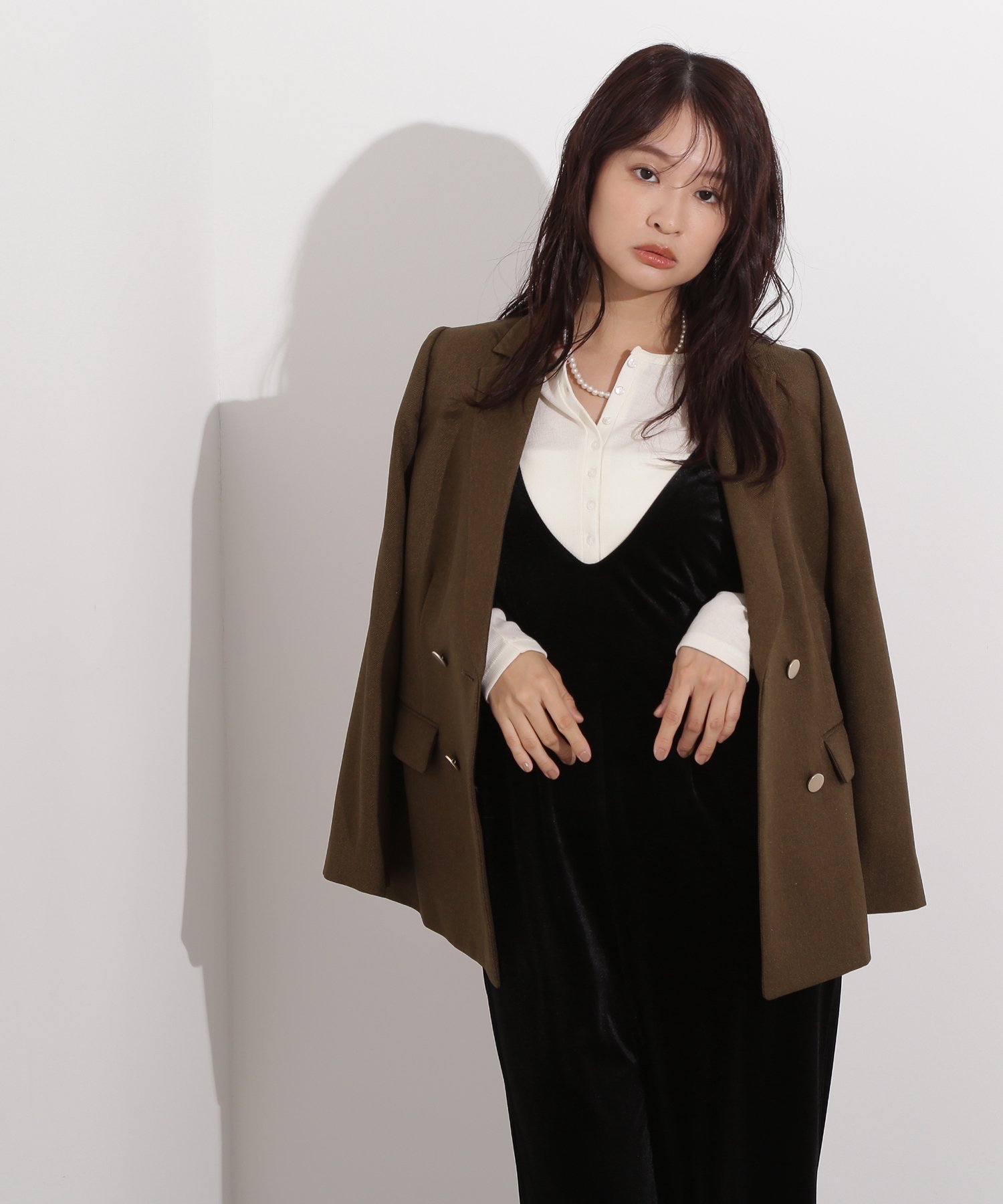 N. Natural Beauty Basic*｜ダブルブレストテーラードジャケット