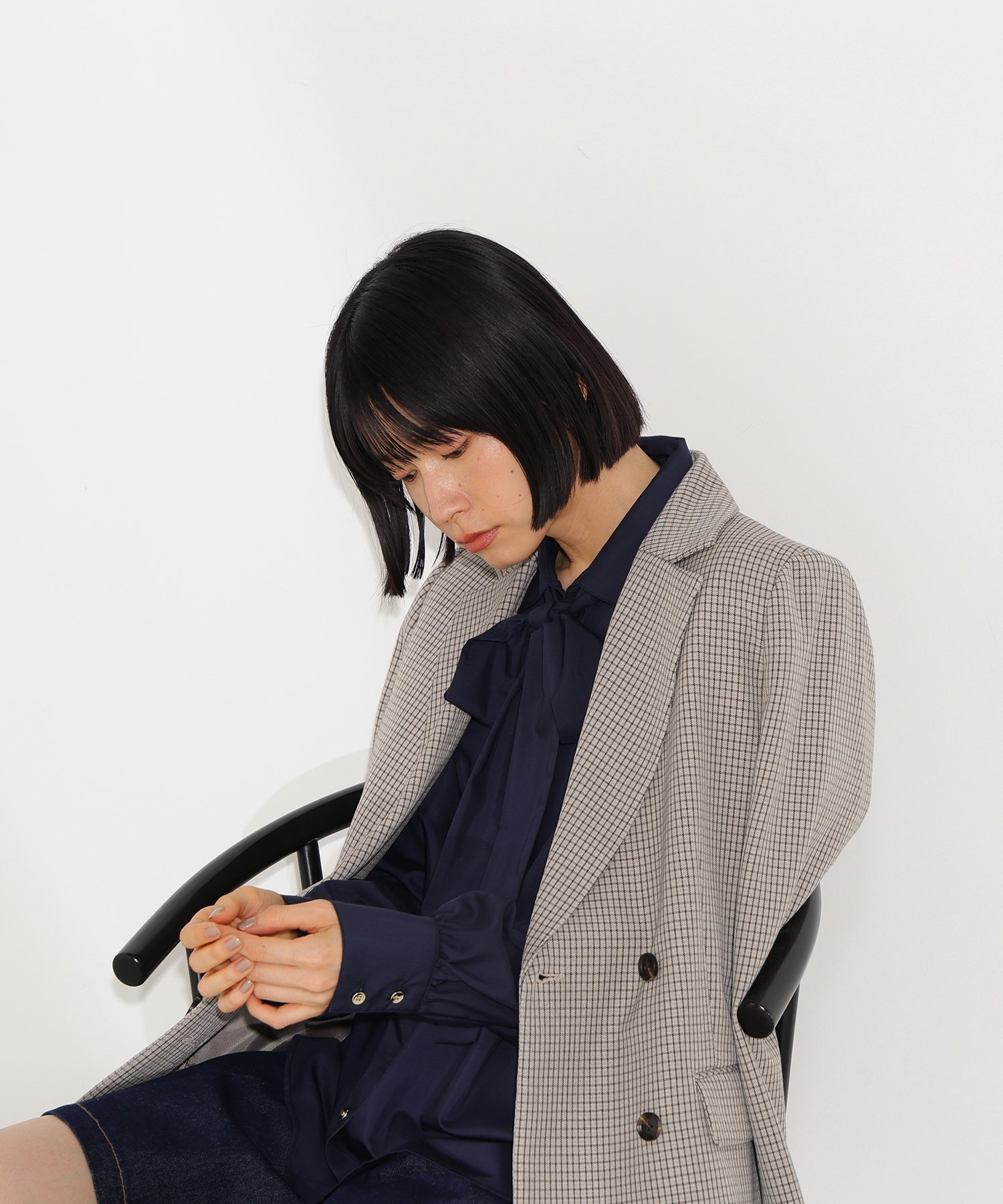 N. Natural Beauty Basic*｜ダブルブレストテーラードジャケット