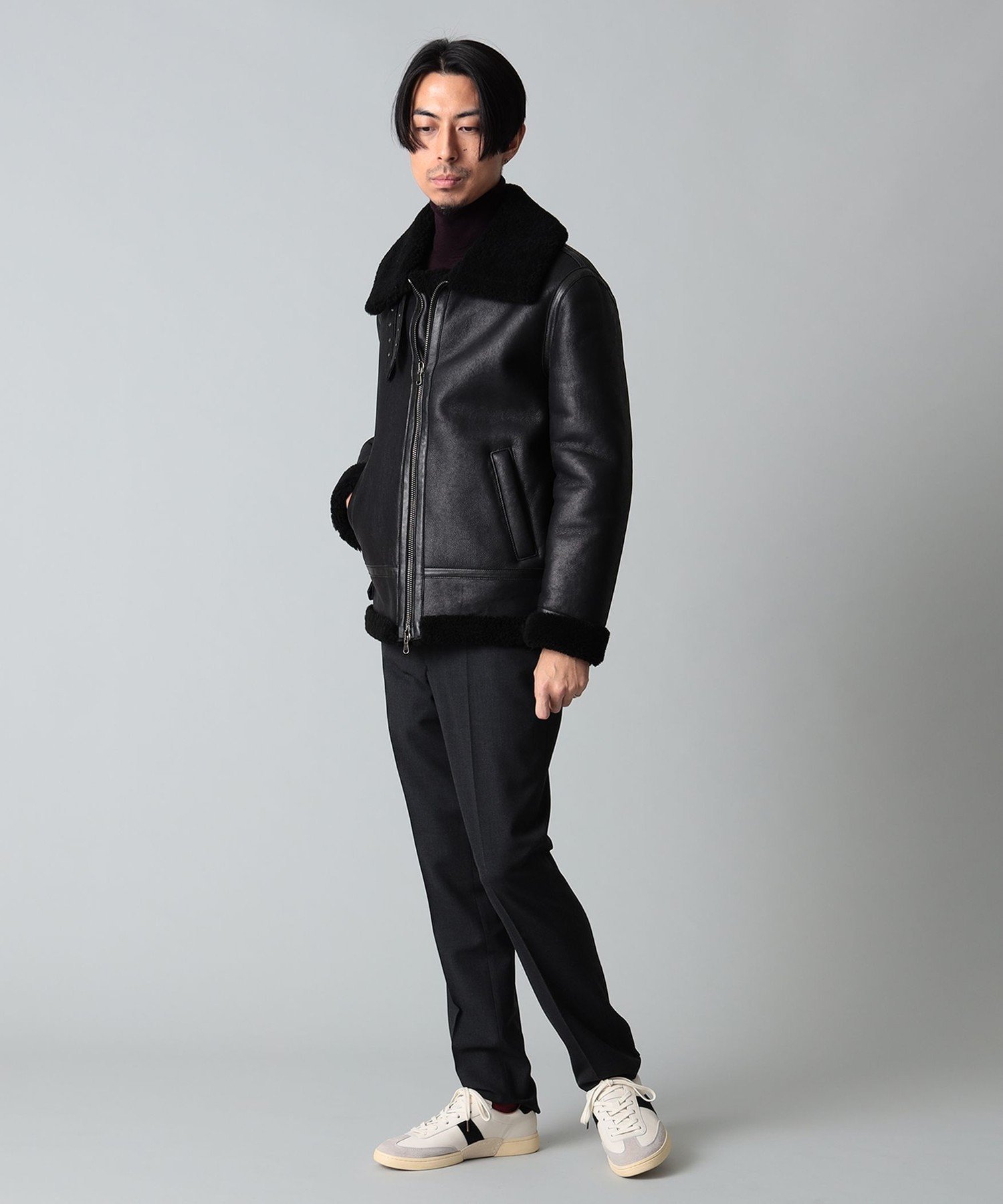 BEAMS MEN｜【ビームスの百名品】QUATTROCCHI / B-3 ムートン