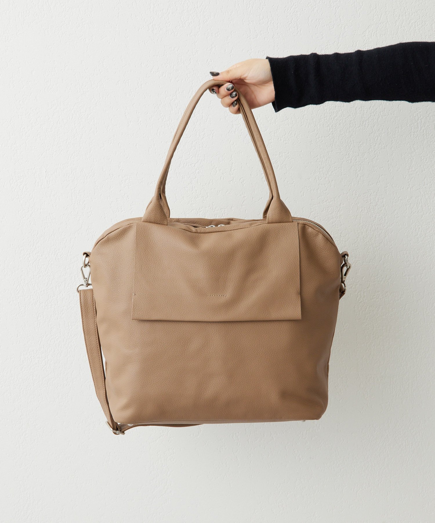 ear PAPILLONNER｜《通勤におすすめ!/A4サイズ対応》レザーフラップ