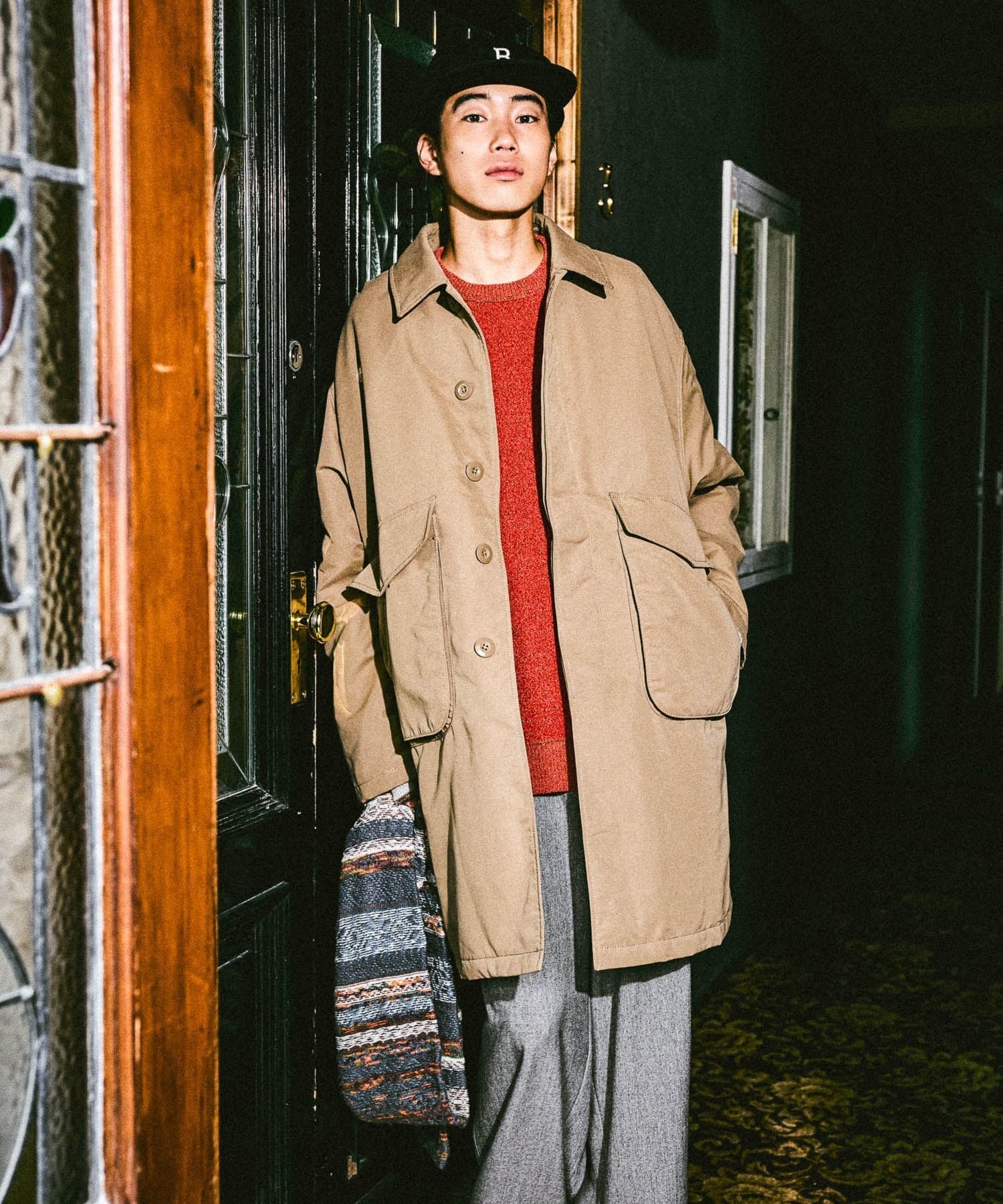 niko and ｜中綿パッチステンカラーコート | Rakuten Fashion(楽天